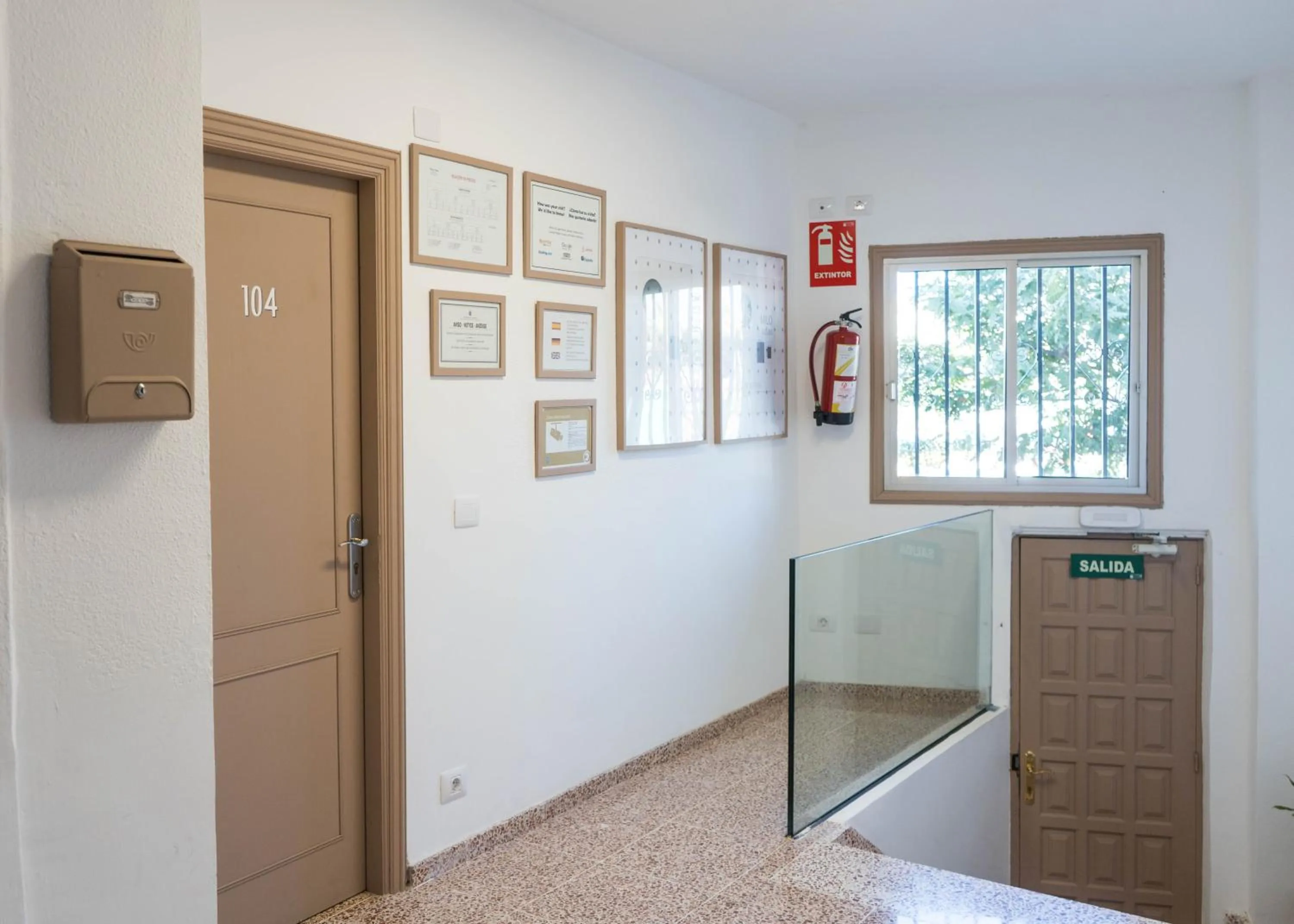 Lobby or reception in Pensión Alcalá