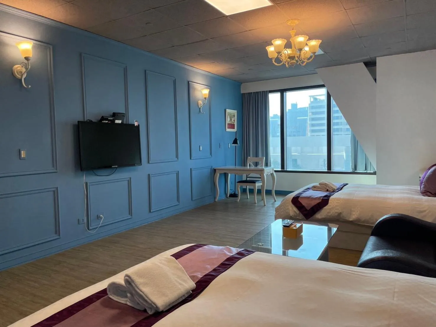 Bed in Neo Sky Hotel