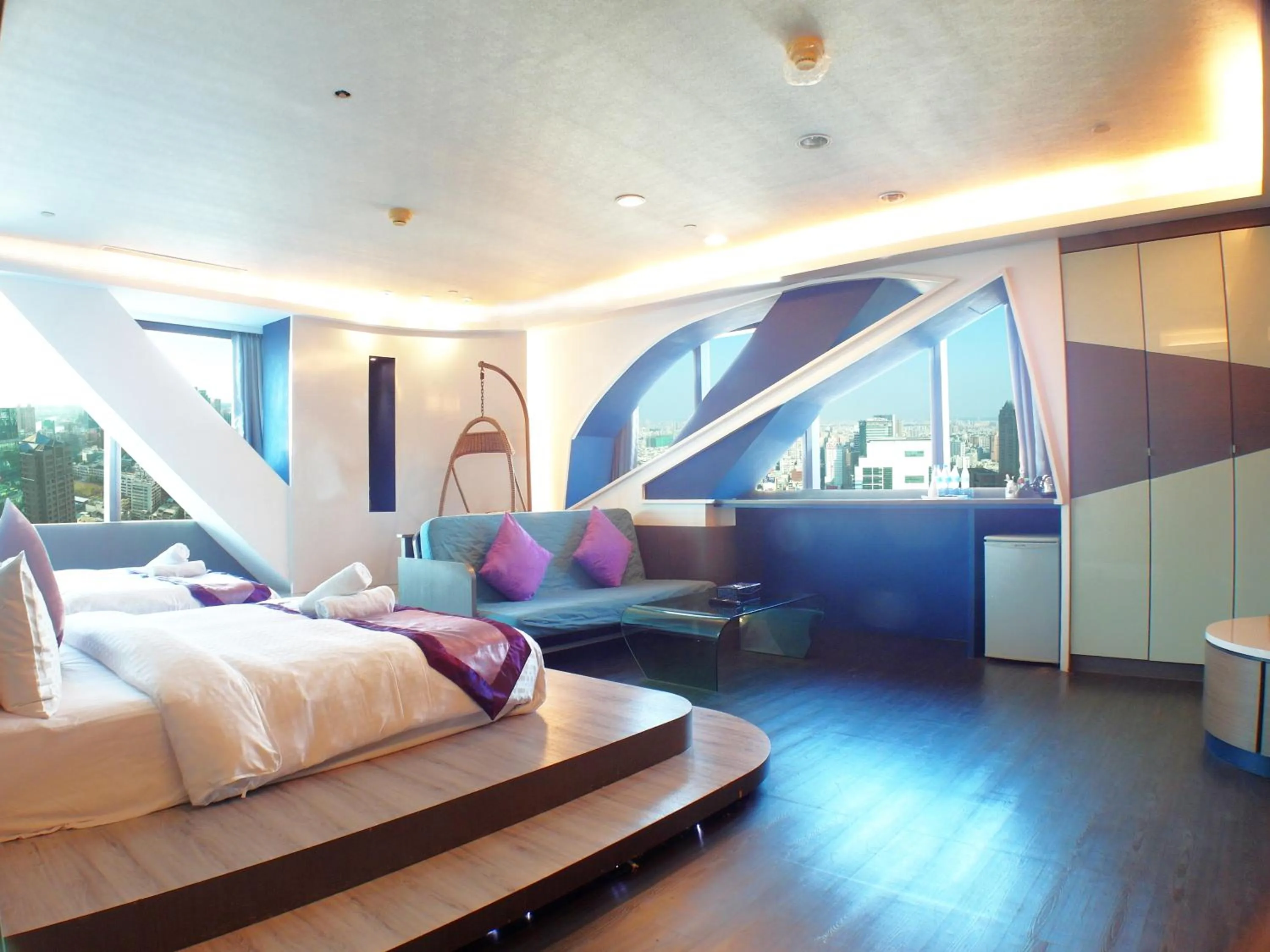 Bed in Neo Sky Hotel