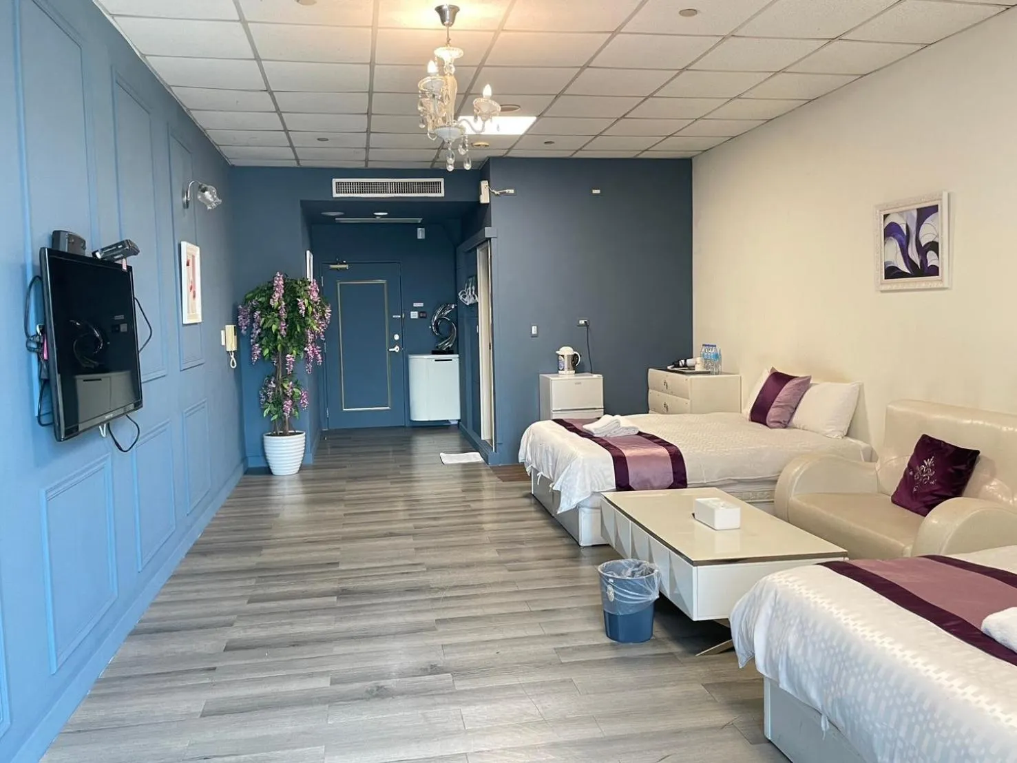 Bed in Neo Sky Hotel