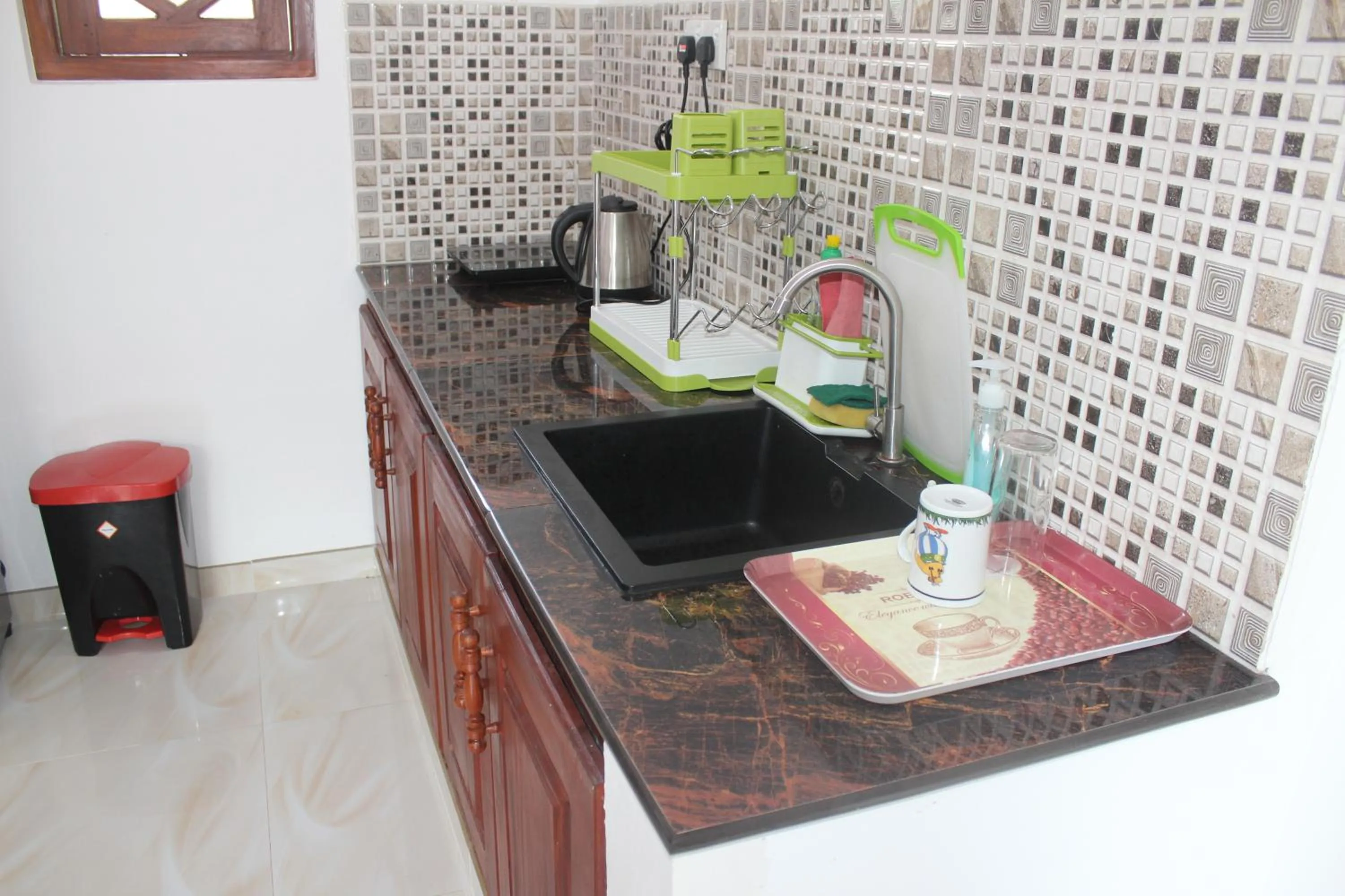 Kitchen or kitchenette in White Elephant Villa & Restaurant