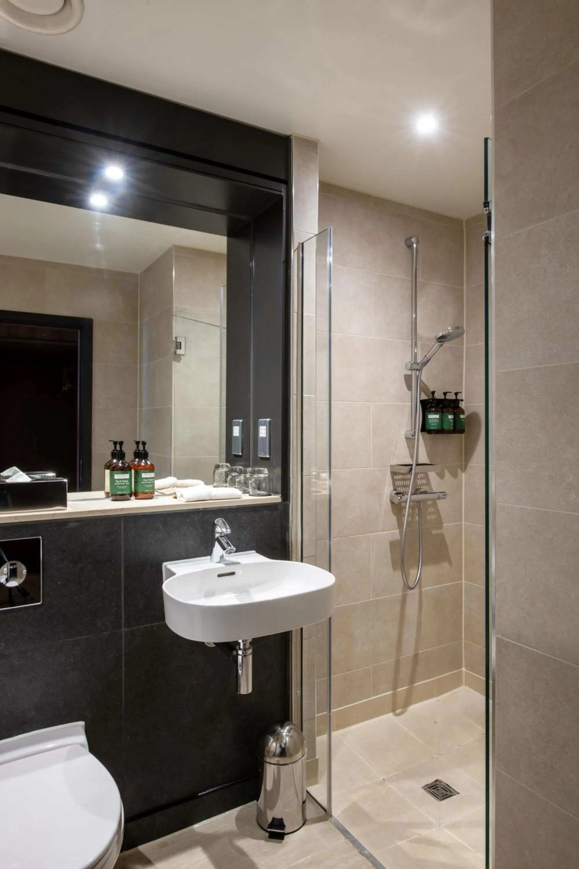 Shower in Apex City of Edinburgh Hotel