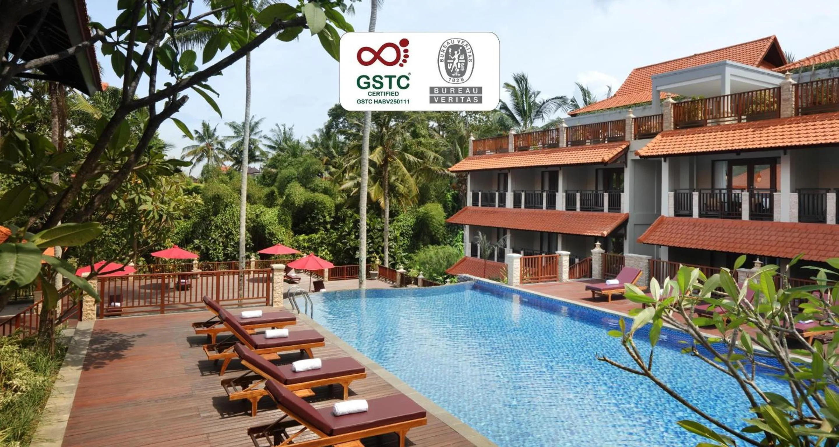 Pool view in Best Western Premier Agung Resort Ubud