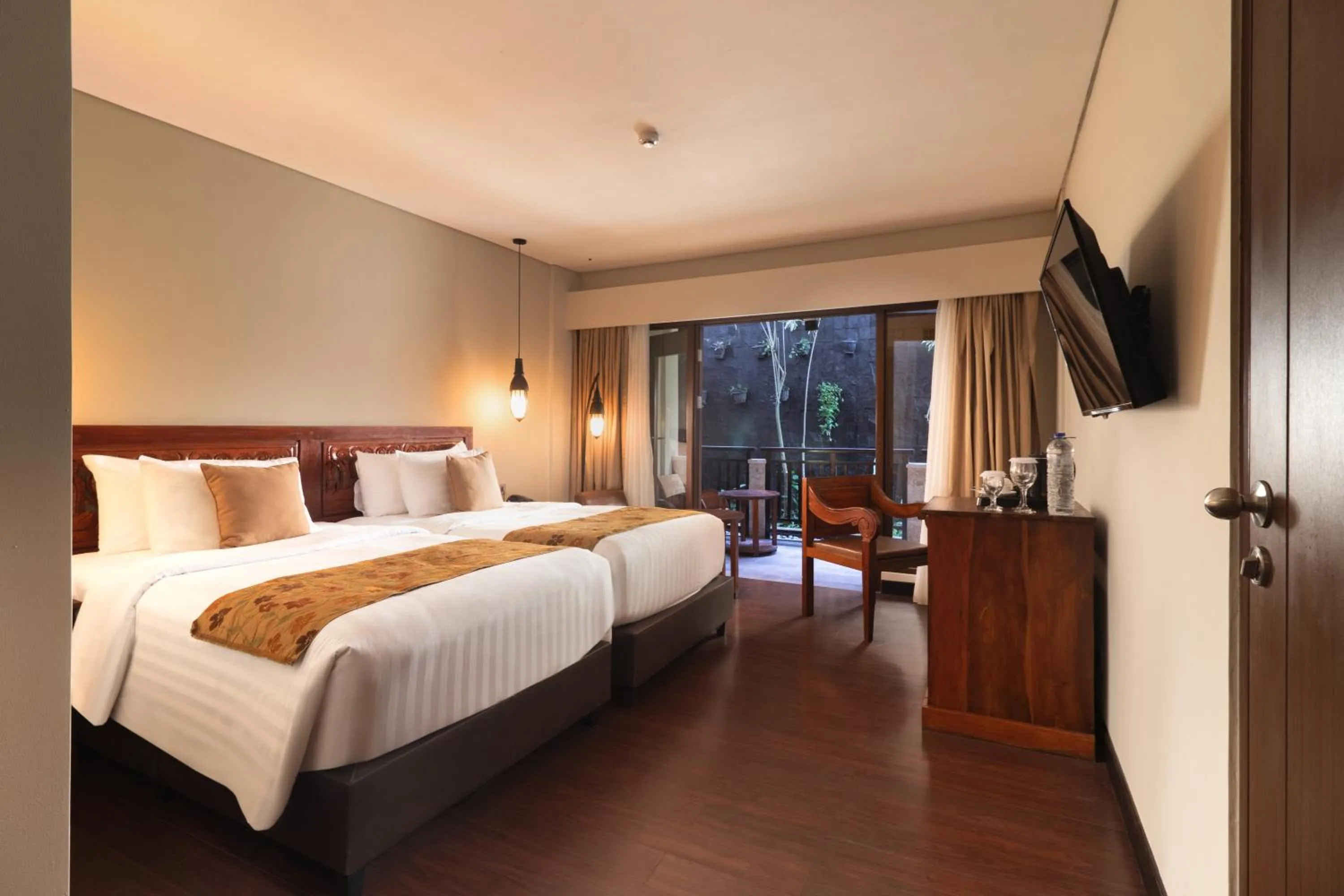 View (from property/room), Bed in Best Western Premier Agung Resort Ubud