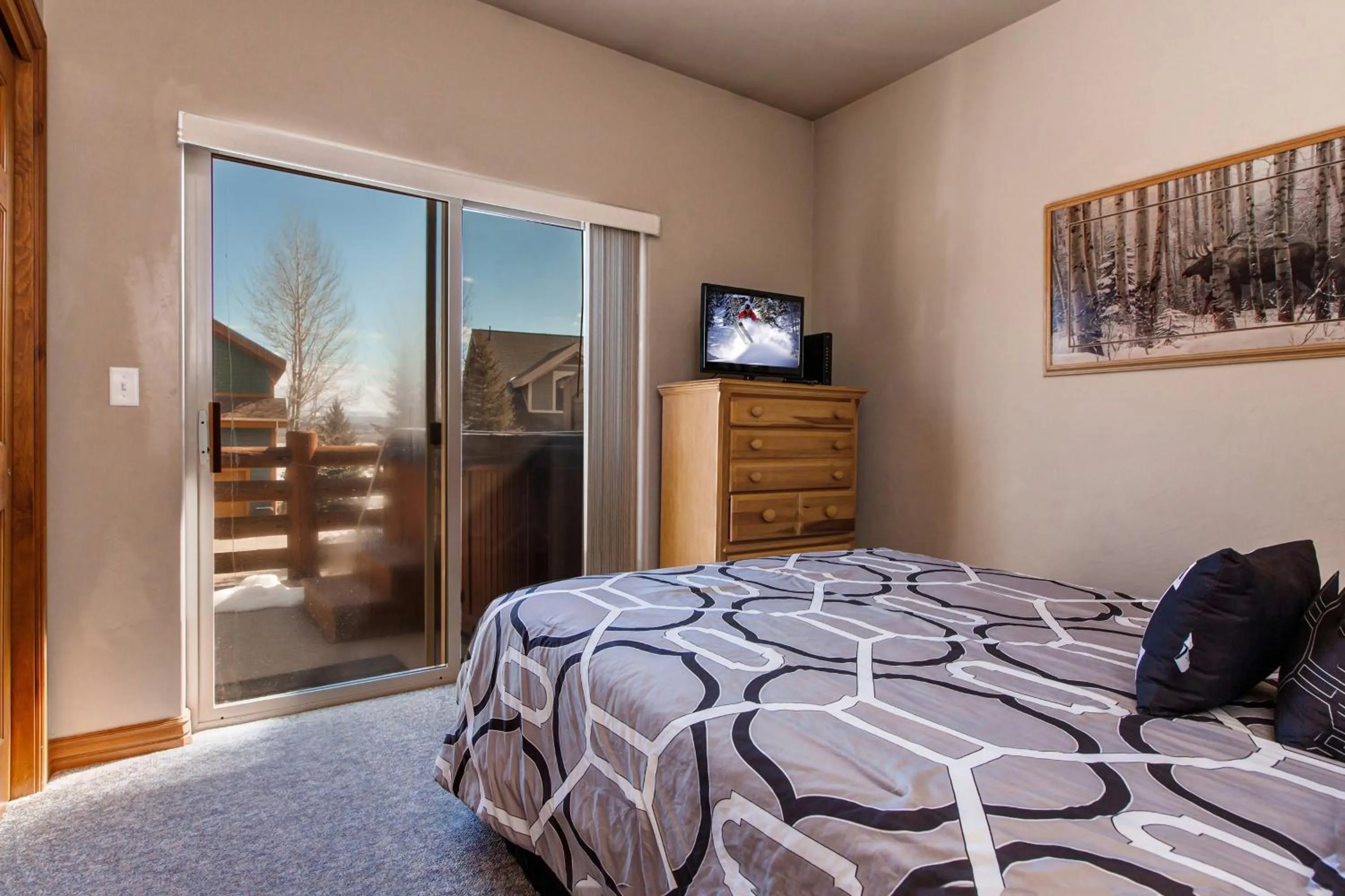 Bed in Park City Getaway