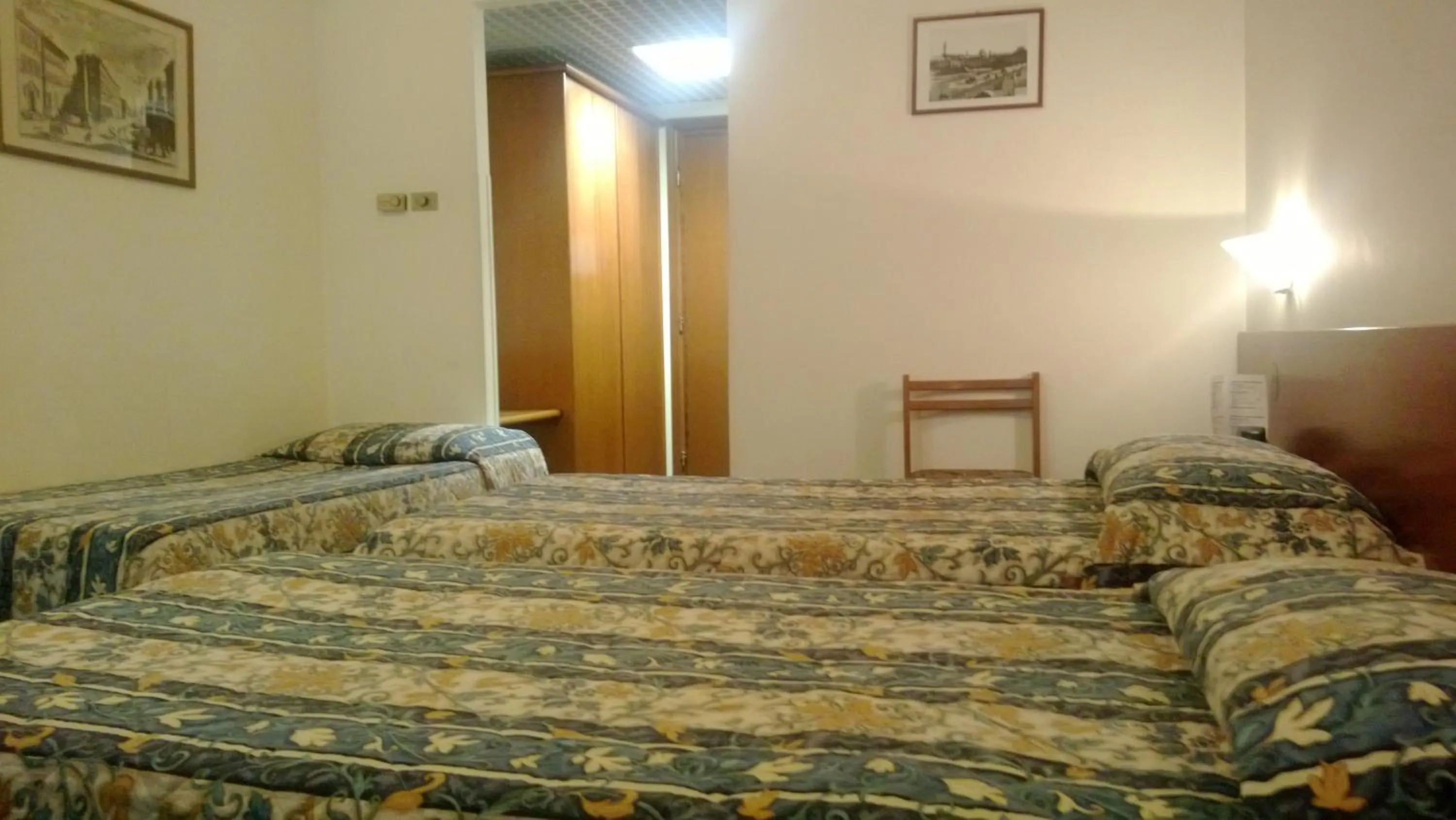 Bed in Park Hotel Galileo