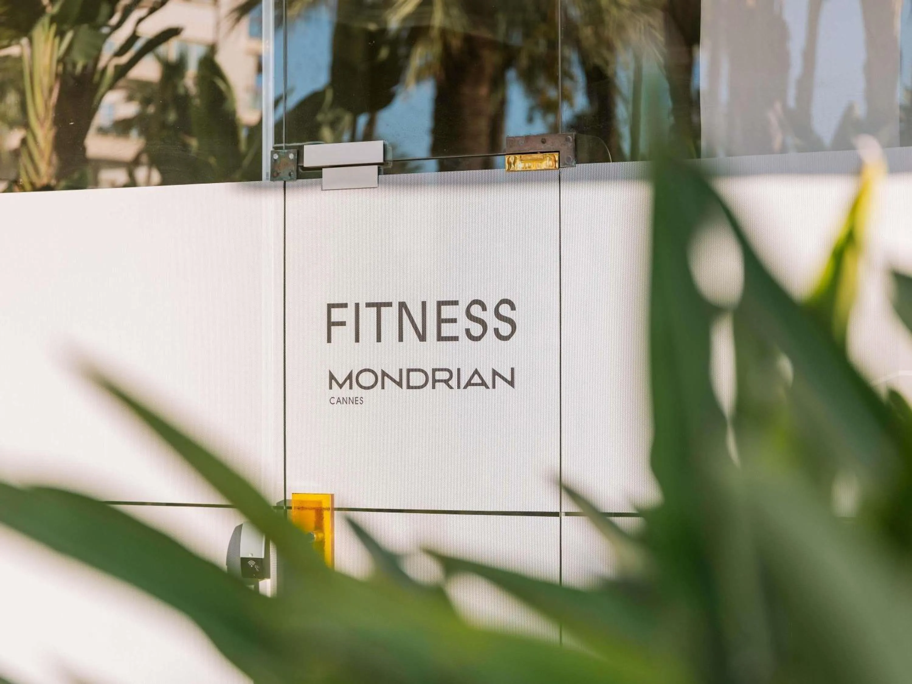 Fitness centre/facilities in Mondrian Cannes