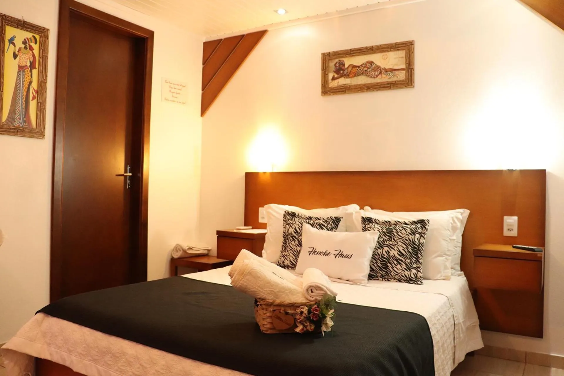 Bed in Pousada Hencke Haus