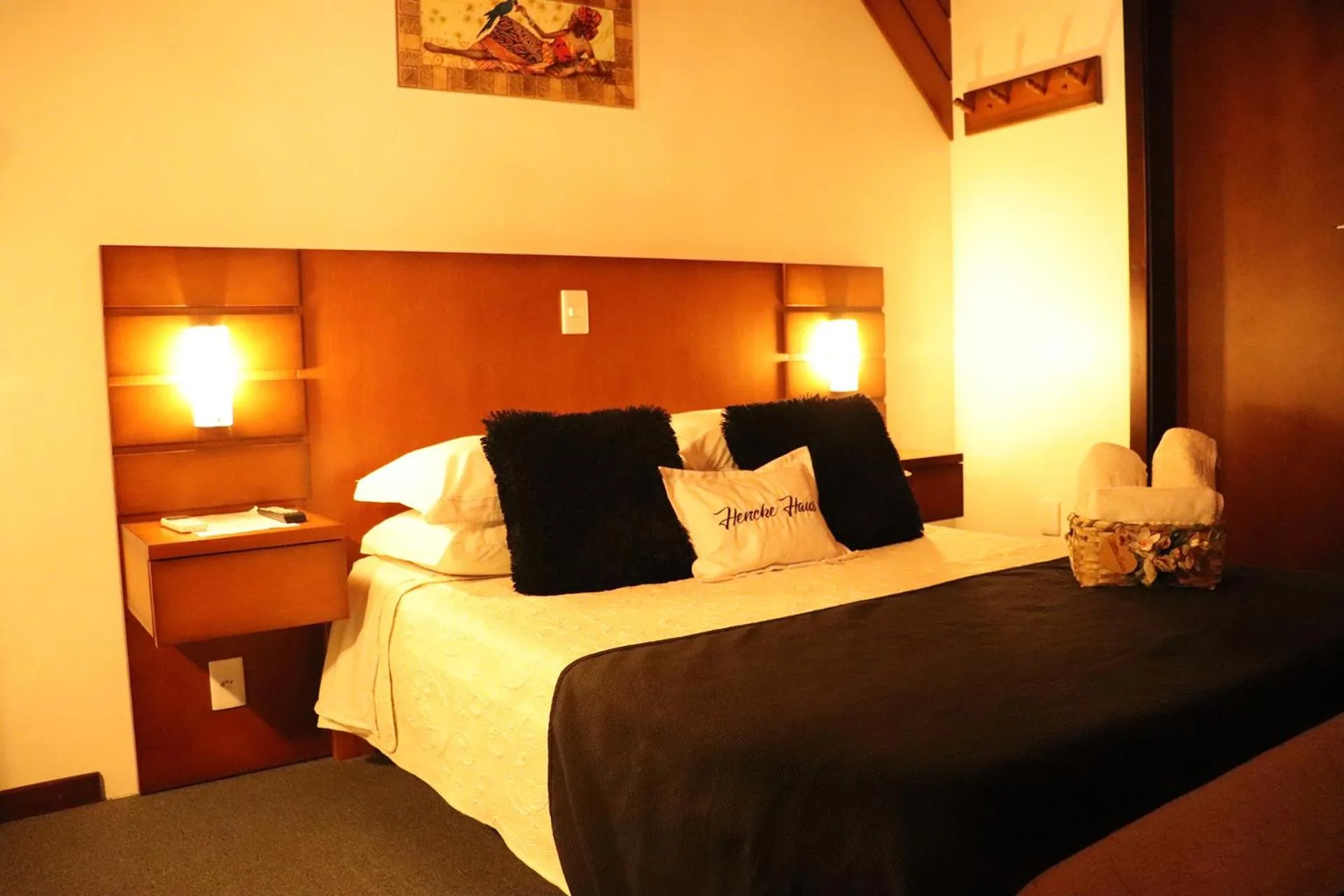 Bed in Pousada Hencke Haus