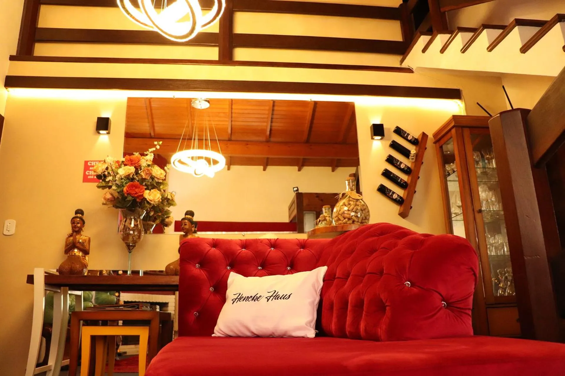 Communal lounge/ TV room in Pousada Hencke Haus