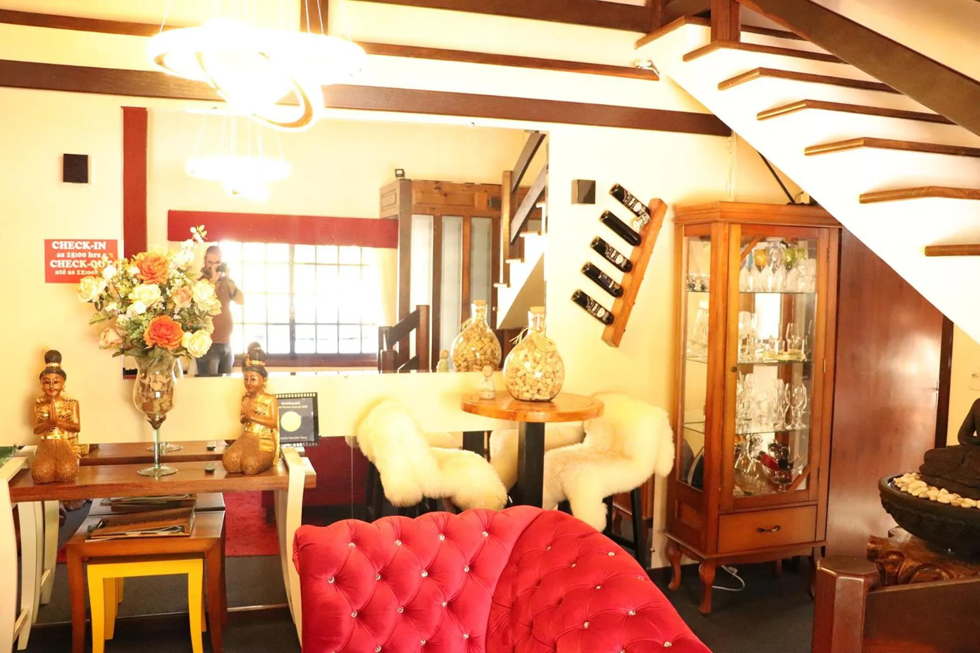 Communal lounge/ TV room in Pousada Hencke Haus