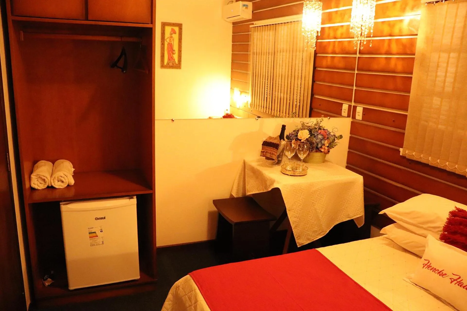 Bed in Pousada Hencke Haus