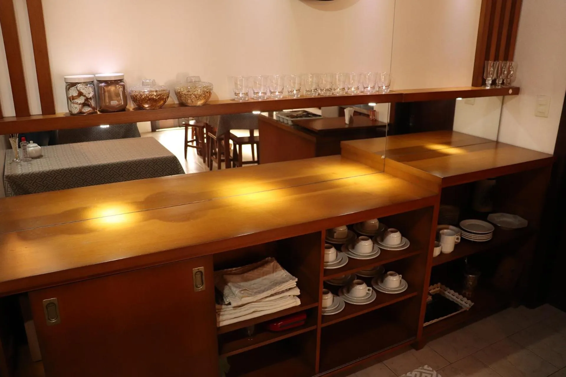 Communal kitchen in Pousada Hencke Haus