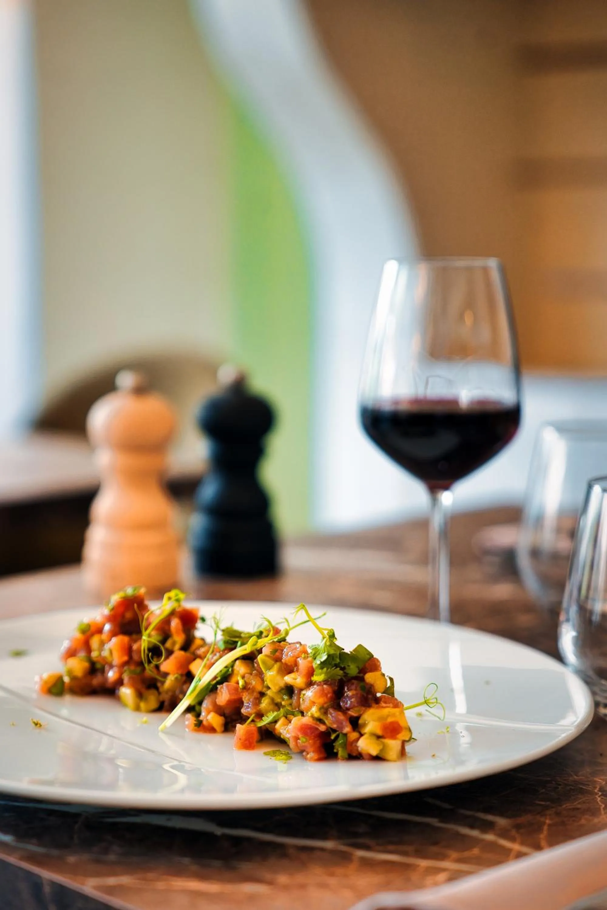 Food and drinks in Hotel Les Palmiers