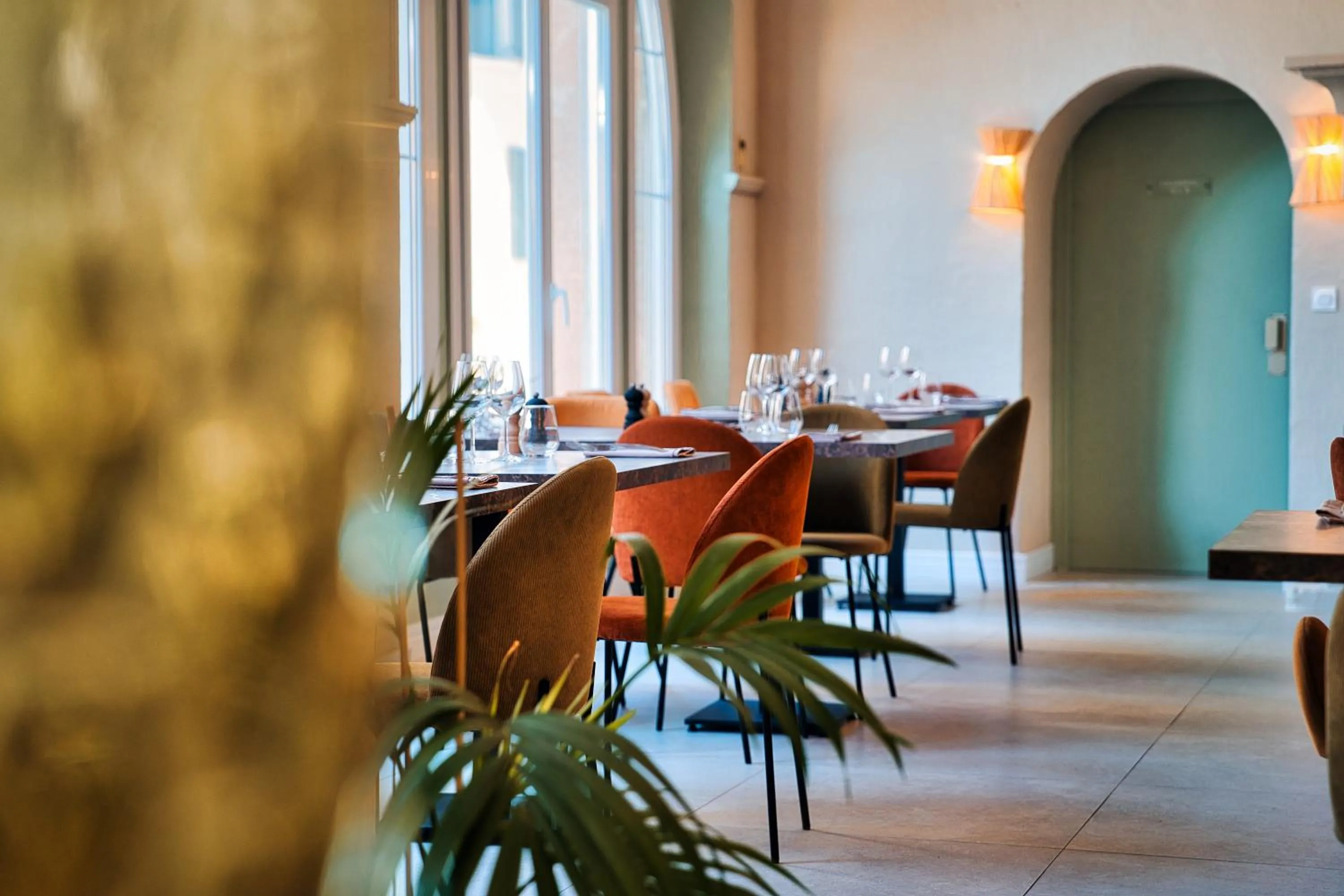 Restaurant/places to eat in Hotel Les Palmiers