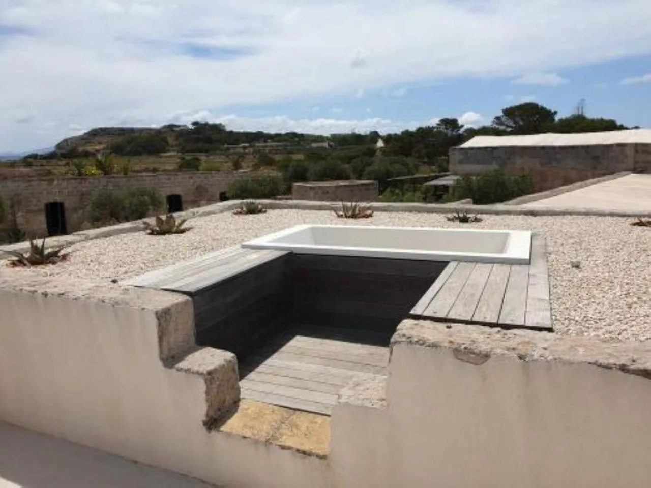 Open Air Bath in Il Baglio sull'Acqua
