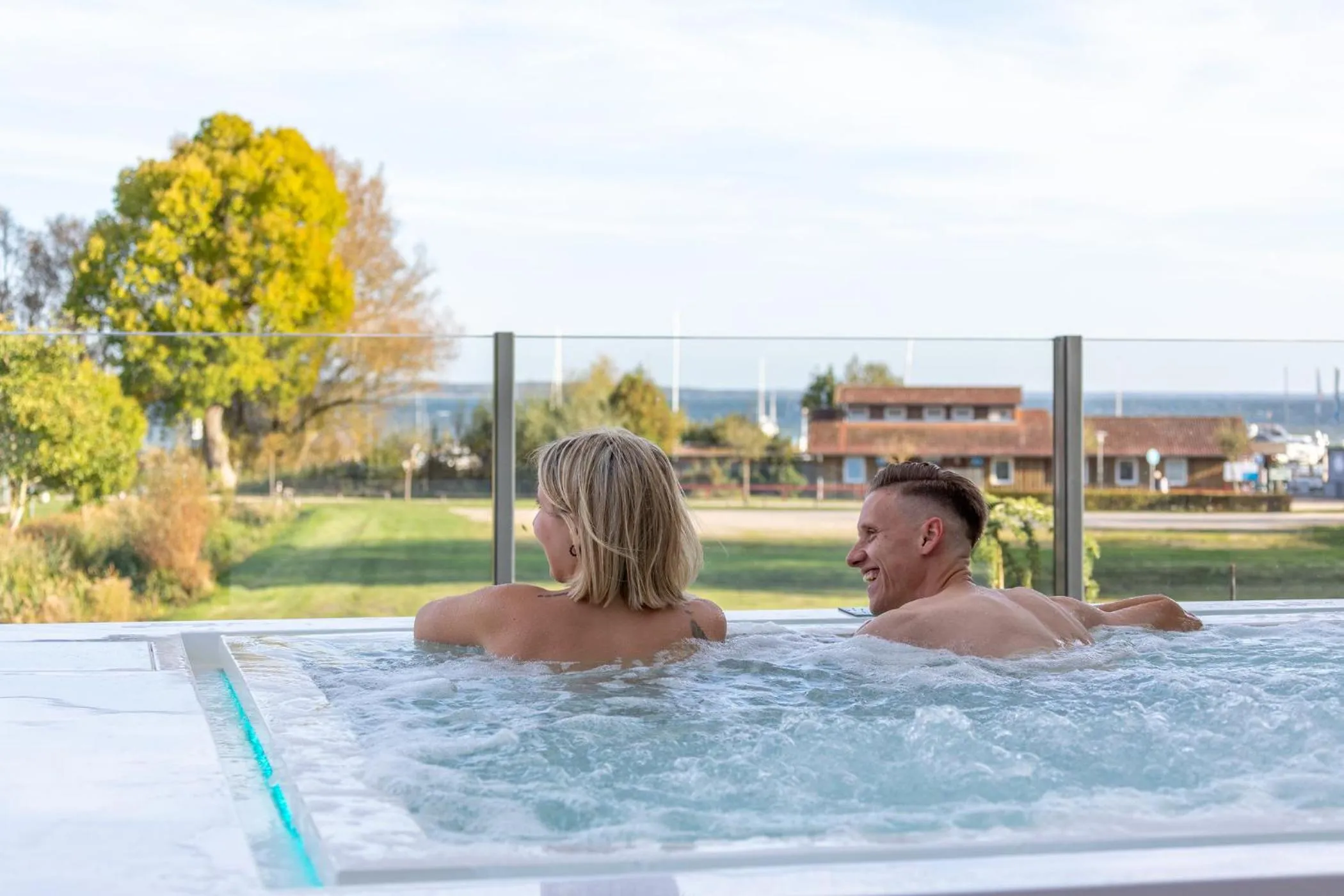 Hot Tub in Kells Appartements