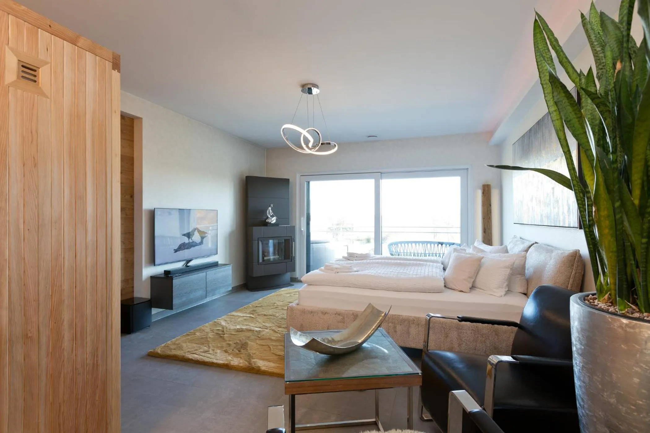 Bedroom, Bed in Kells Appartements