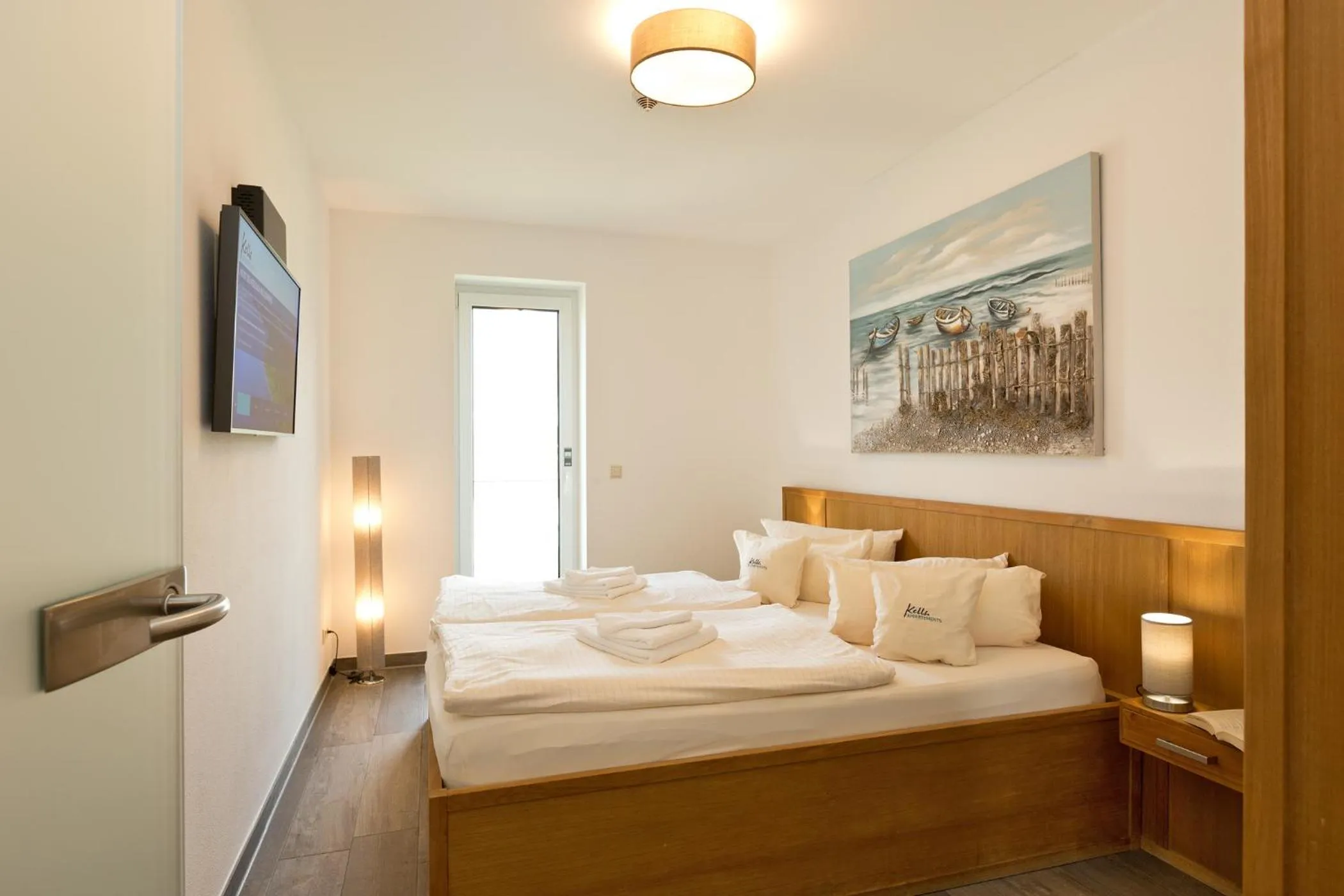 Bedroom, Bed in Kells Appartements