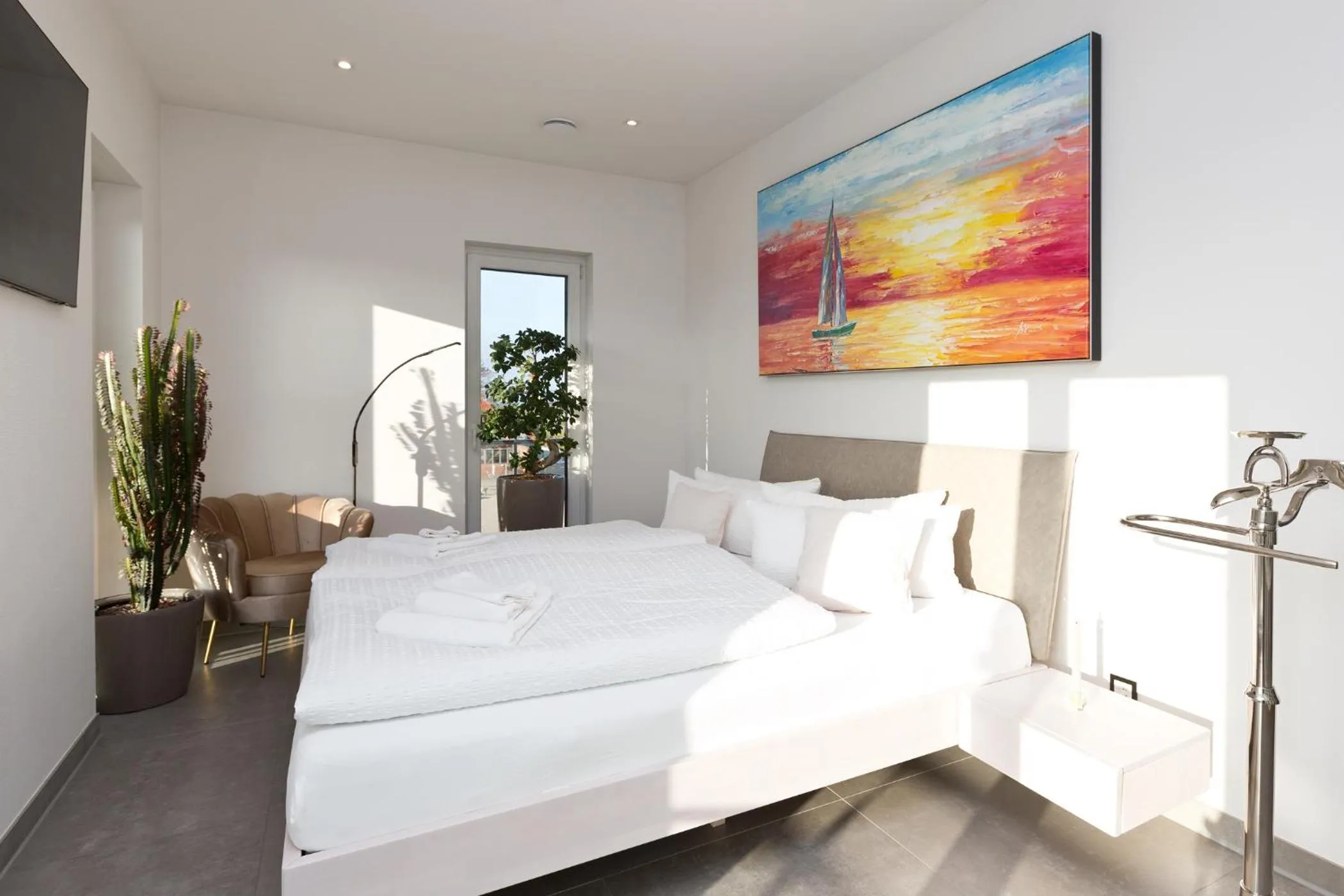 Bedroom, Bed in Kells Appartements