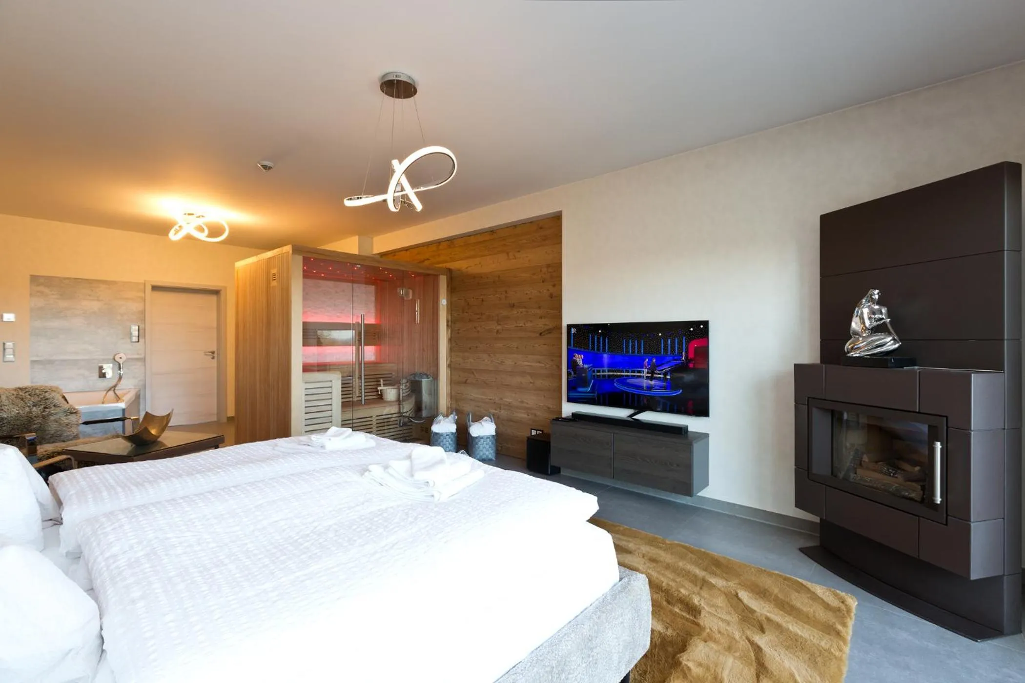 Sauna, Bed in Kells Appartements