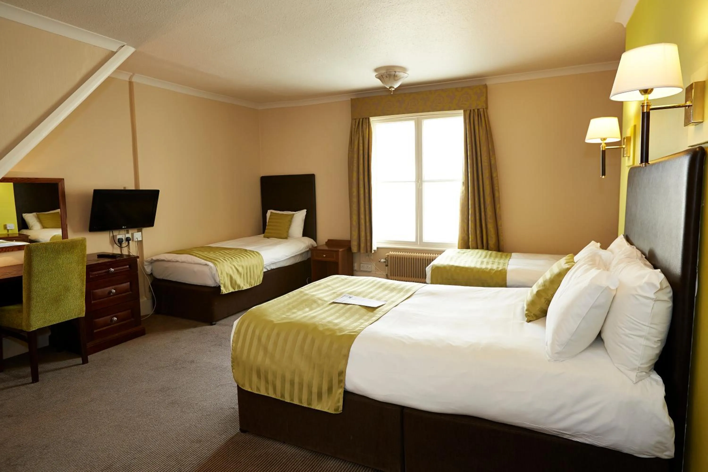 Bedroom, Bed in Red Lion Hotel by Greene King Inns