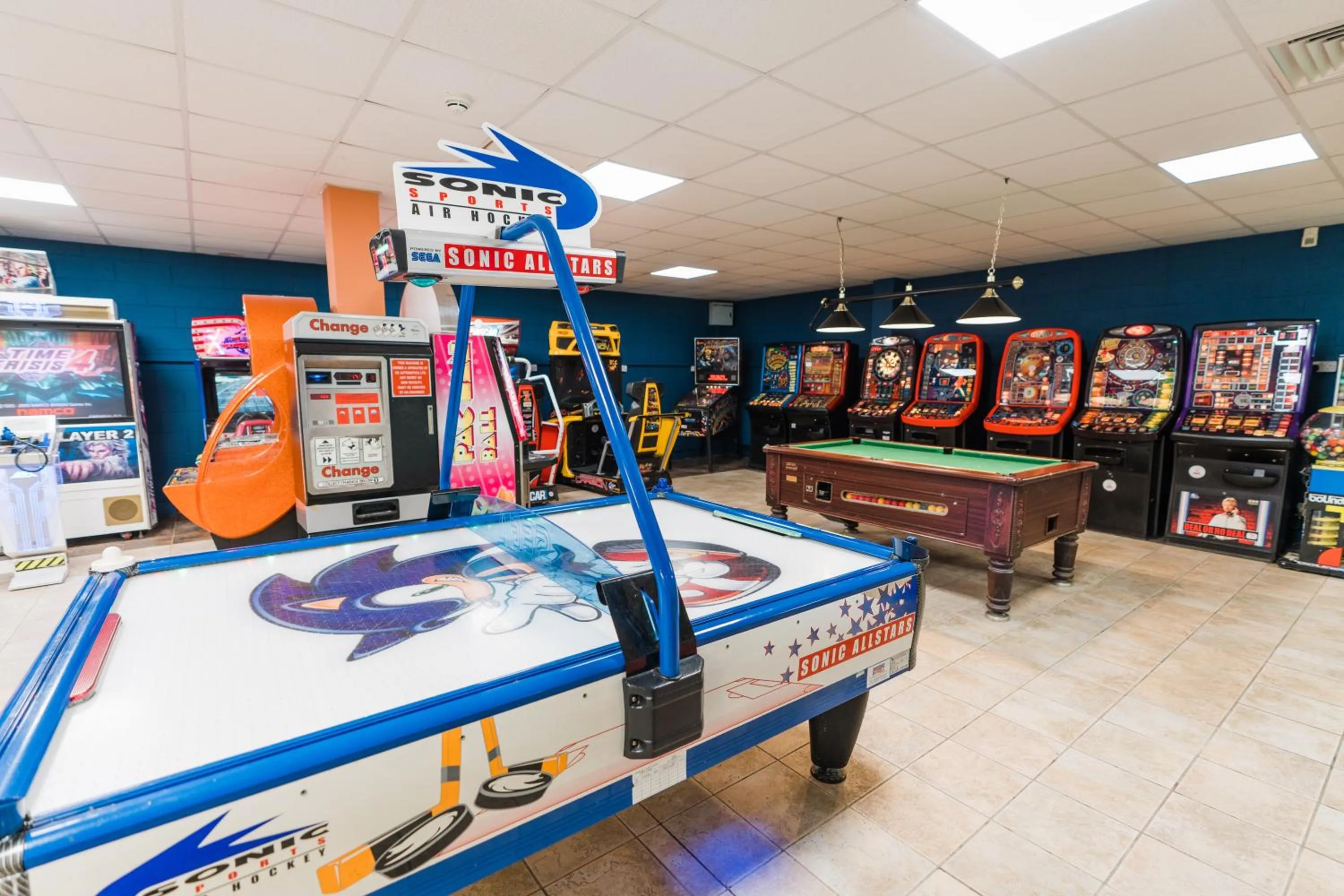 Game Room in The Bay Hotel