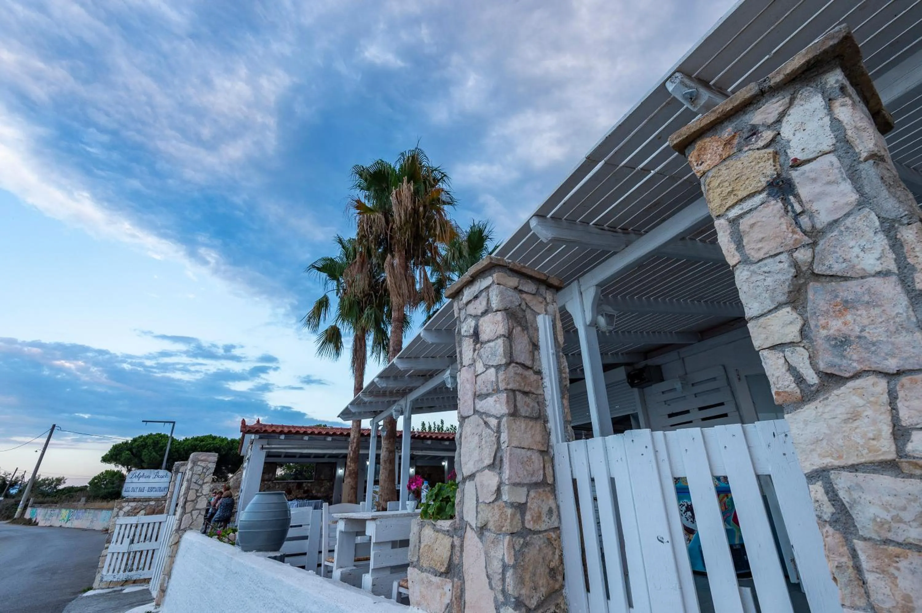 Facade/entrance in Hotel Agamemnon Beach