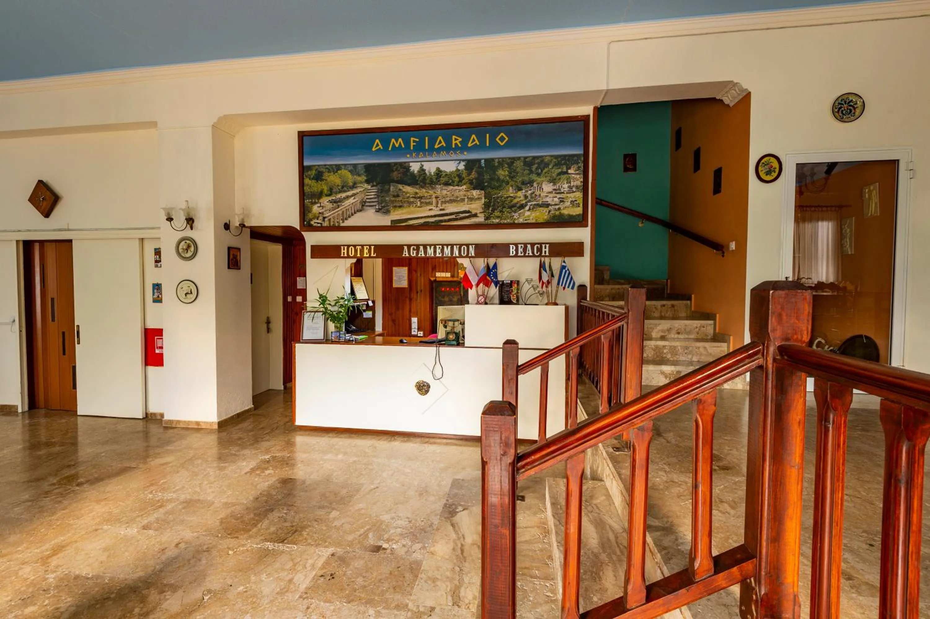 Lobby or reception in Hotel Agamemnon Beach
