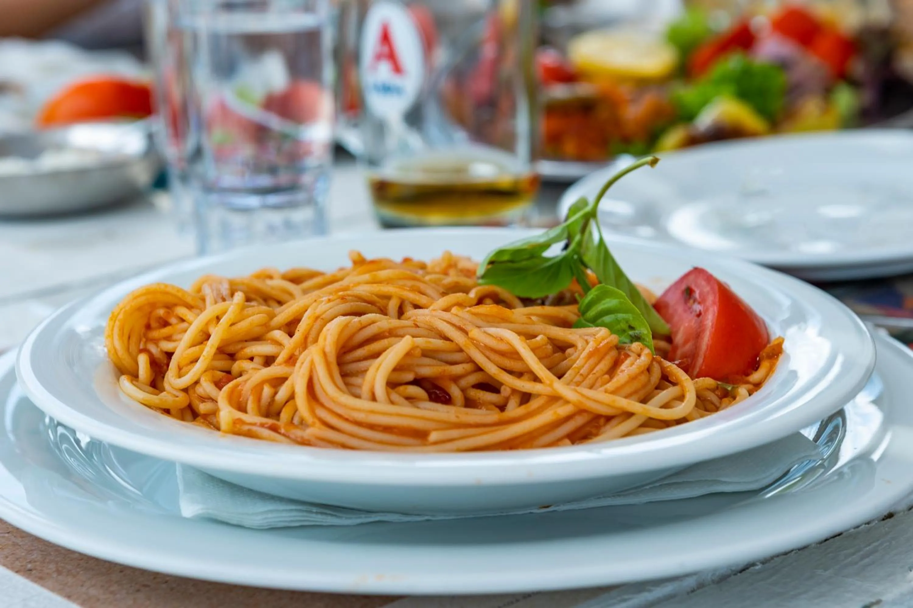 Food close-up in Hotel Agamemnon Beach
