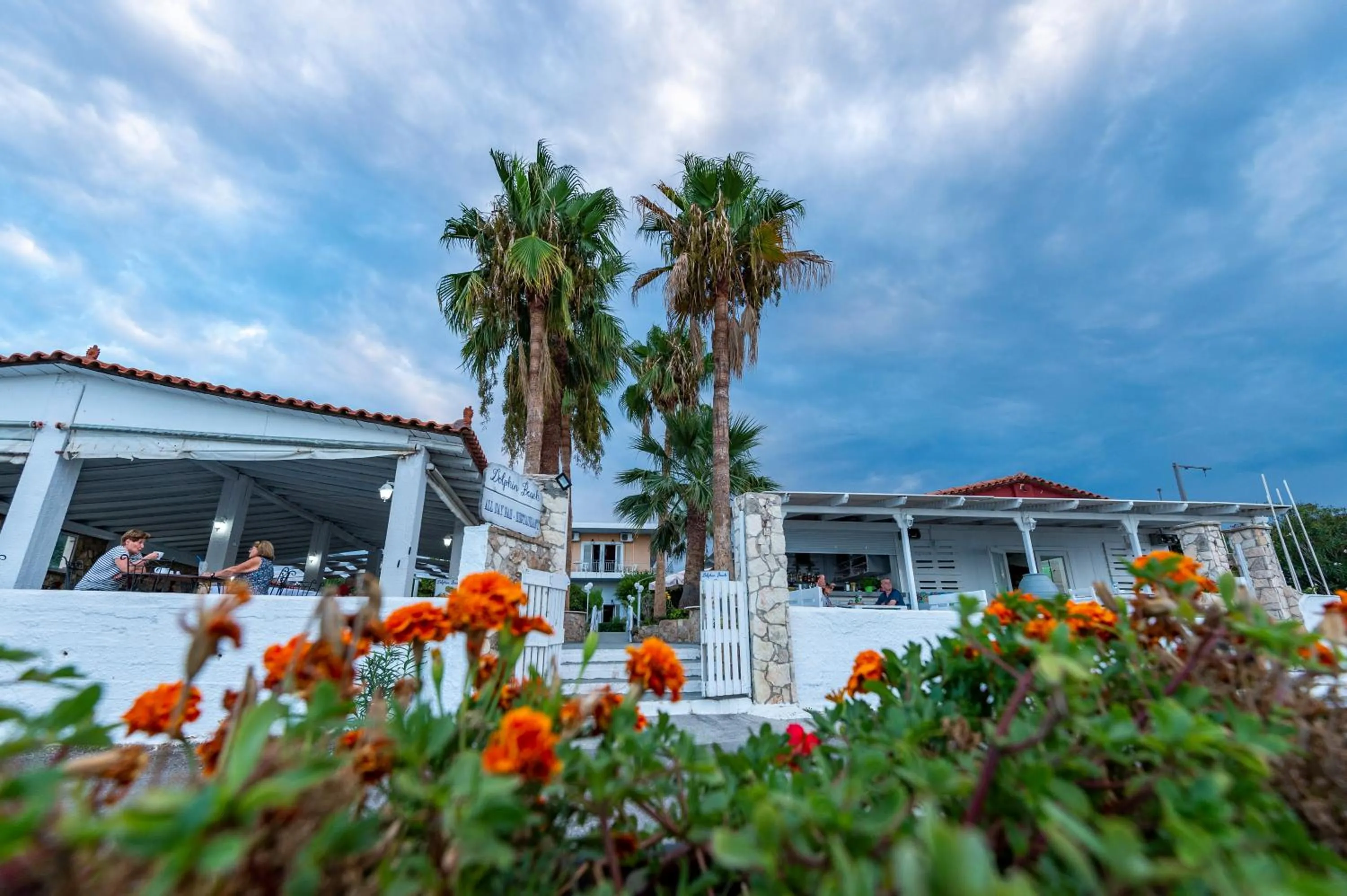 Facade/entrance in Hotel Agamemnon Beach