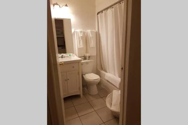 Bathroom in Cozy Little Studio #16 by Amazing Property Rentals