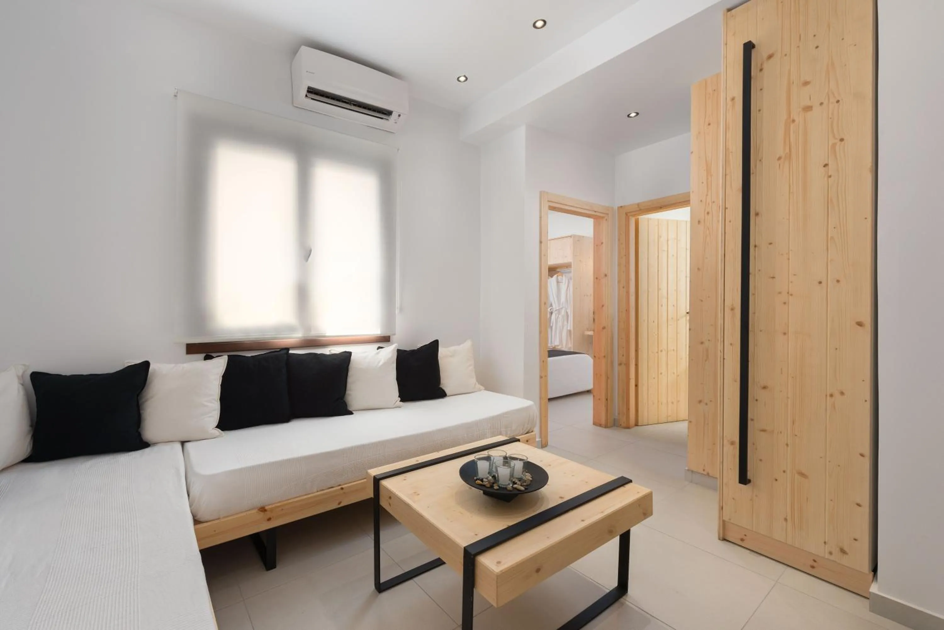 Seating area, Bed in Old Town Senses Boutique Hotel