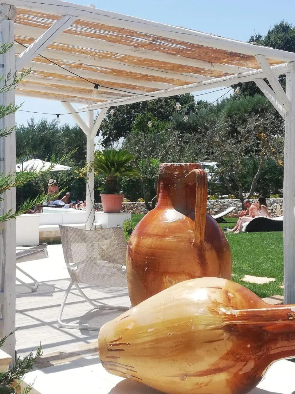 Patio in Dimora San Quirico - bed e breakfast - Cisternino