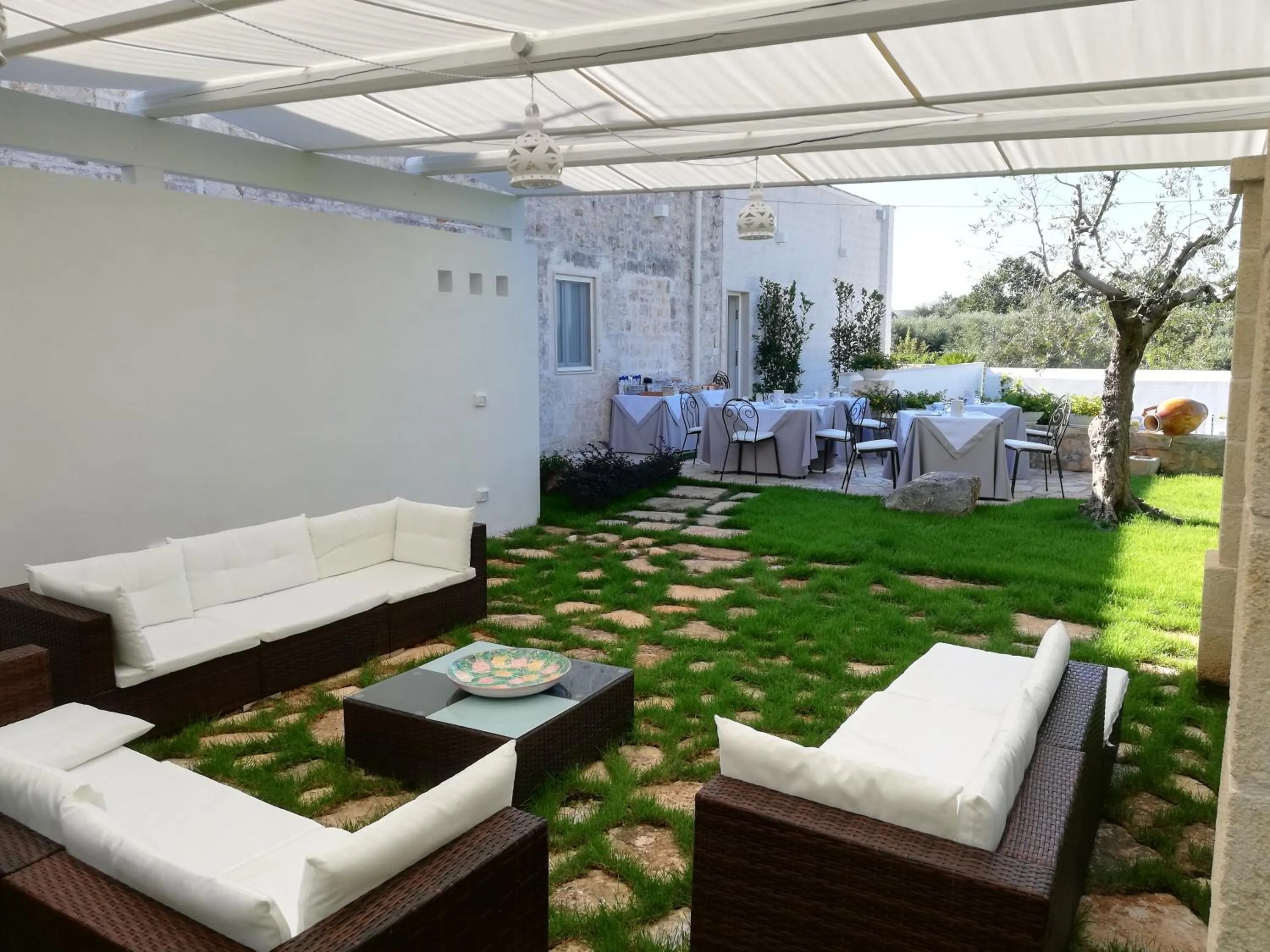 Patio in Dimora San Quirico - bed e breakfast - Cisternino