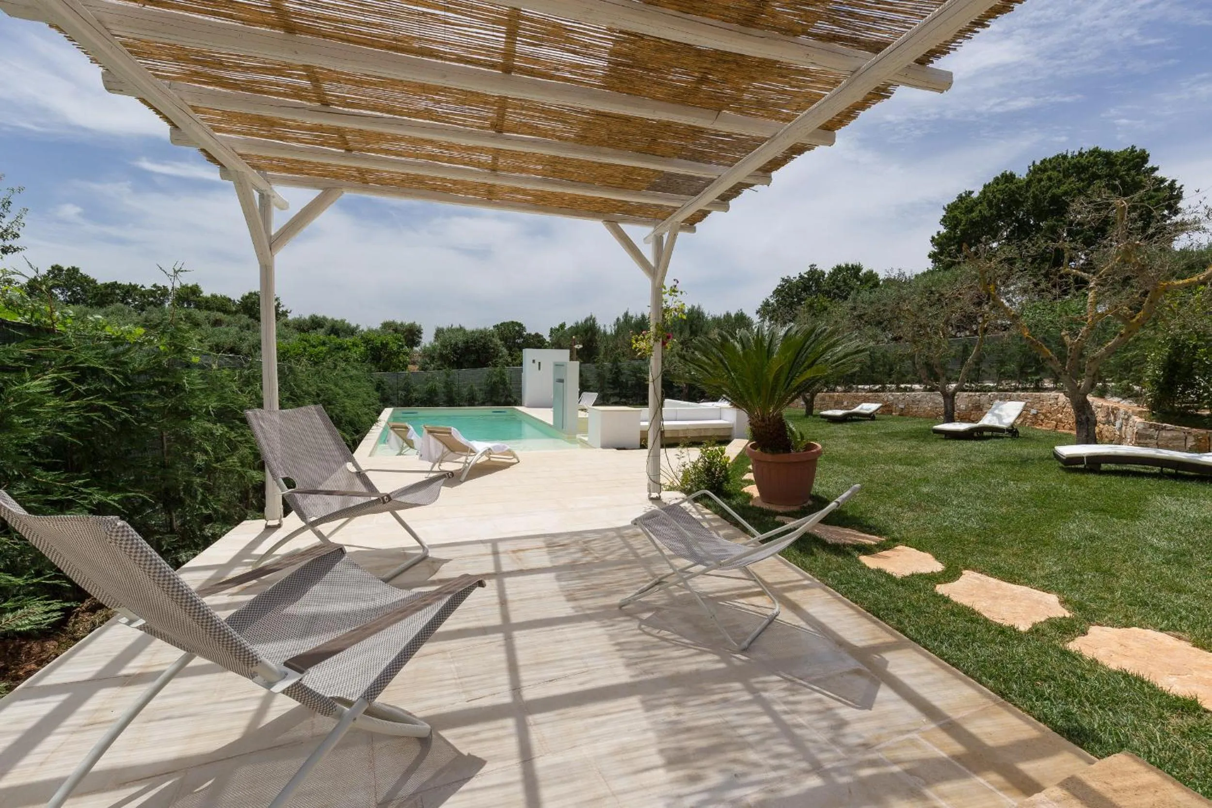 Patio in Dimora San Quirico - bed e breakfast - Cisternino