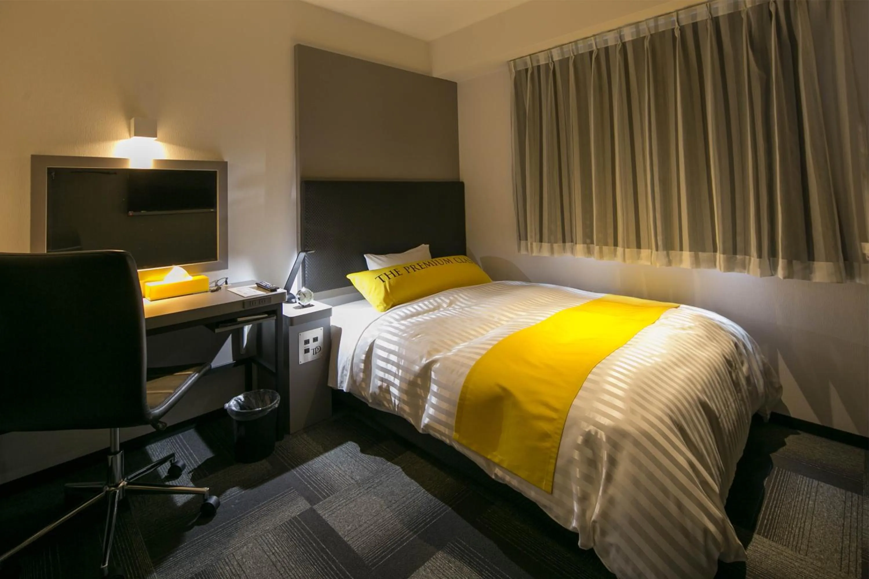 Decorative detail, Bed in Miyakonojo Green Hotel