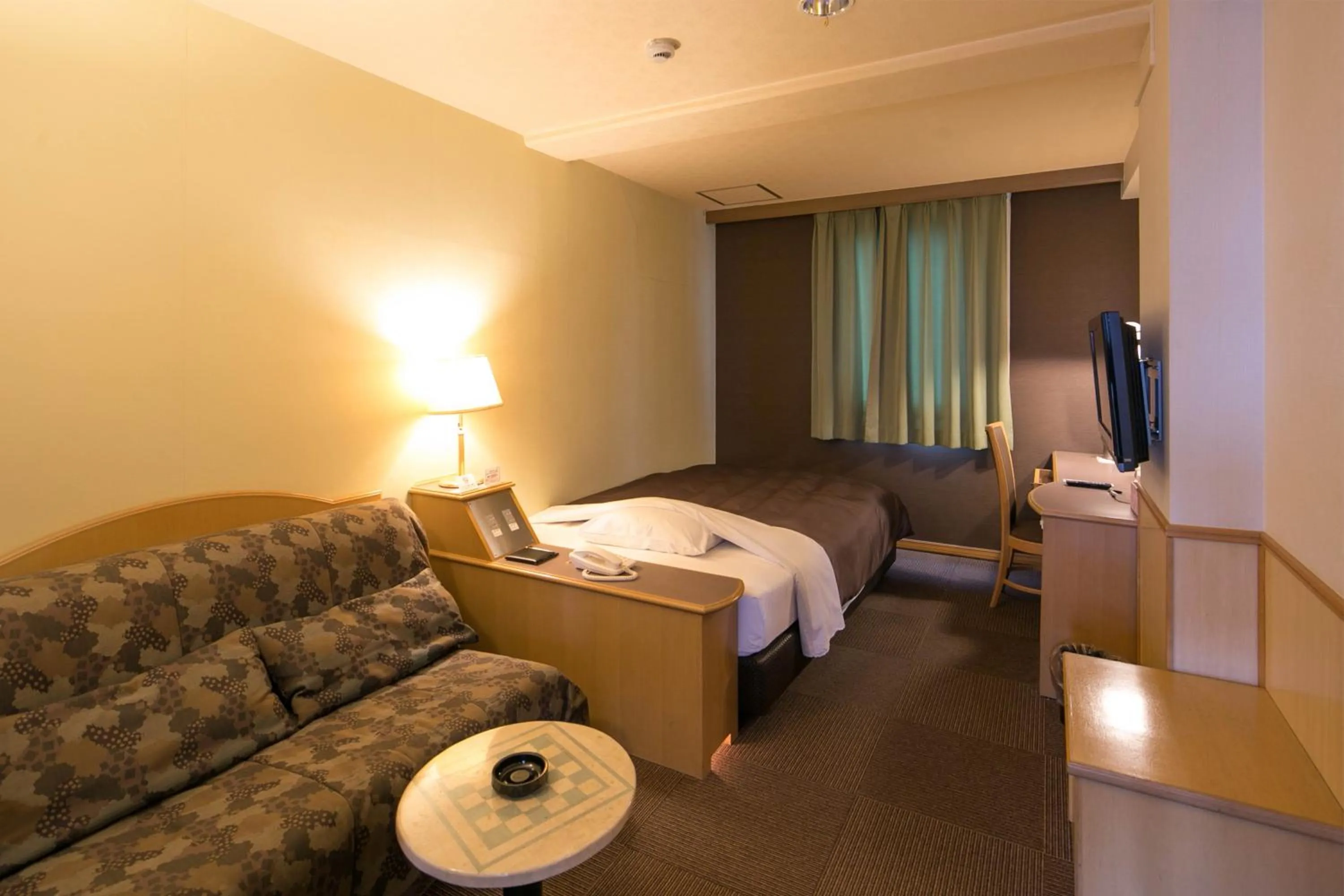 Decorative detail, Bed in Miyakonojo Green Hotel