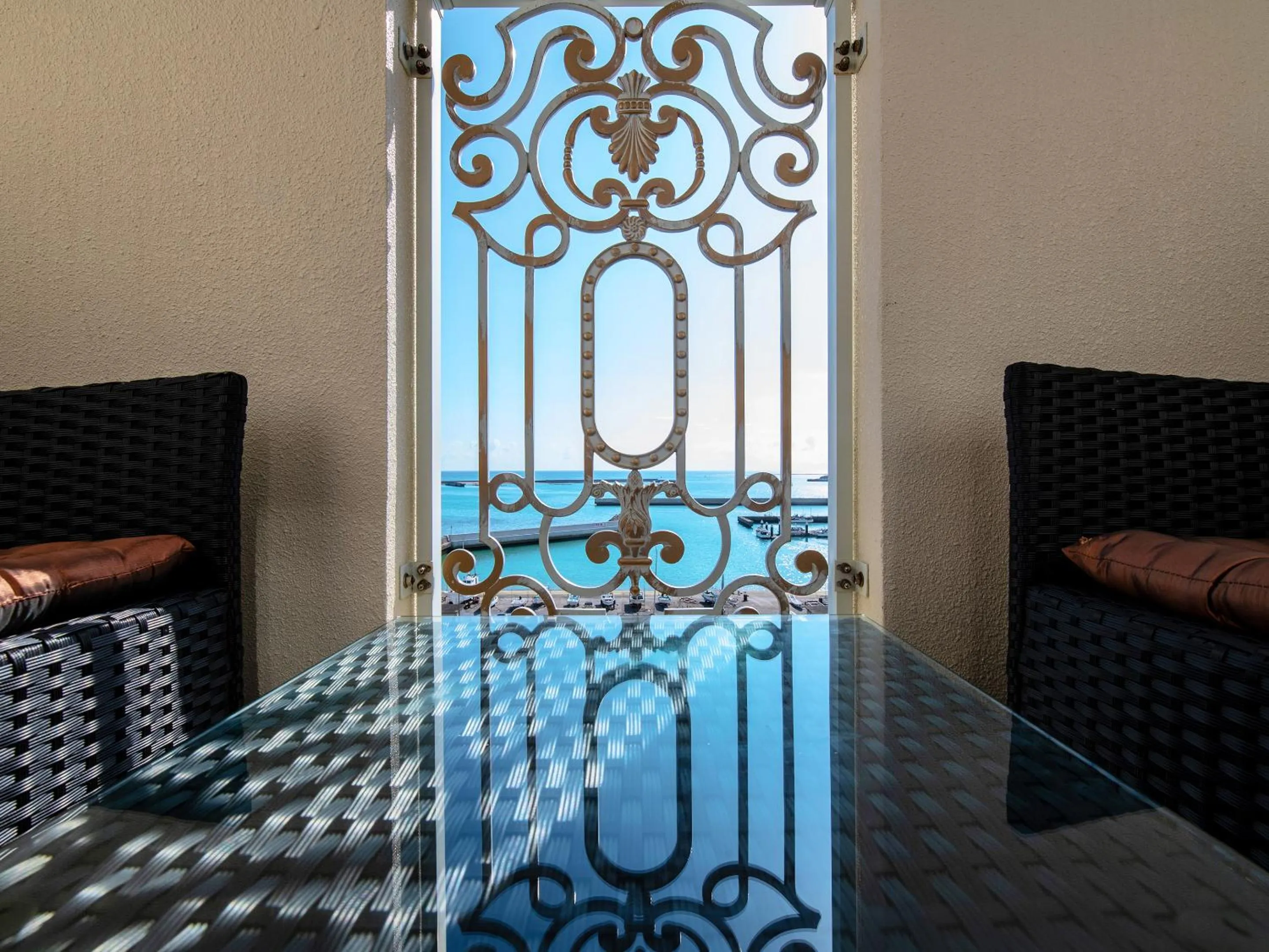 View (from property/room), Bed in Cozy Stay In Itoman