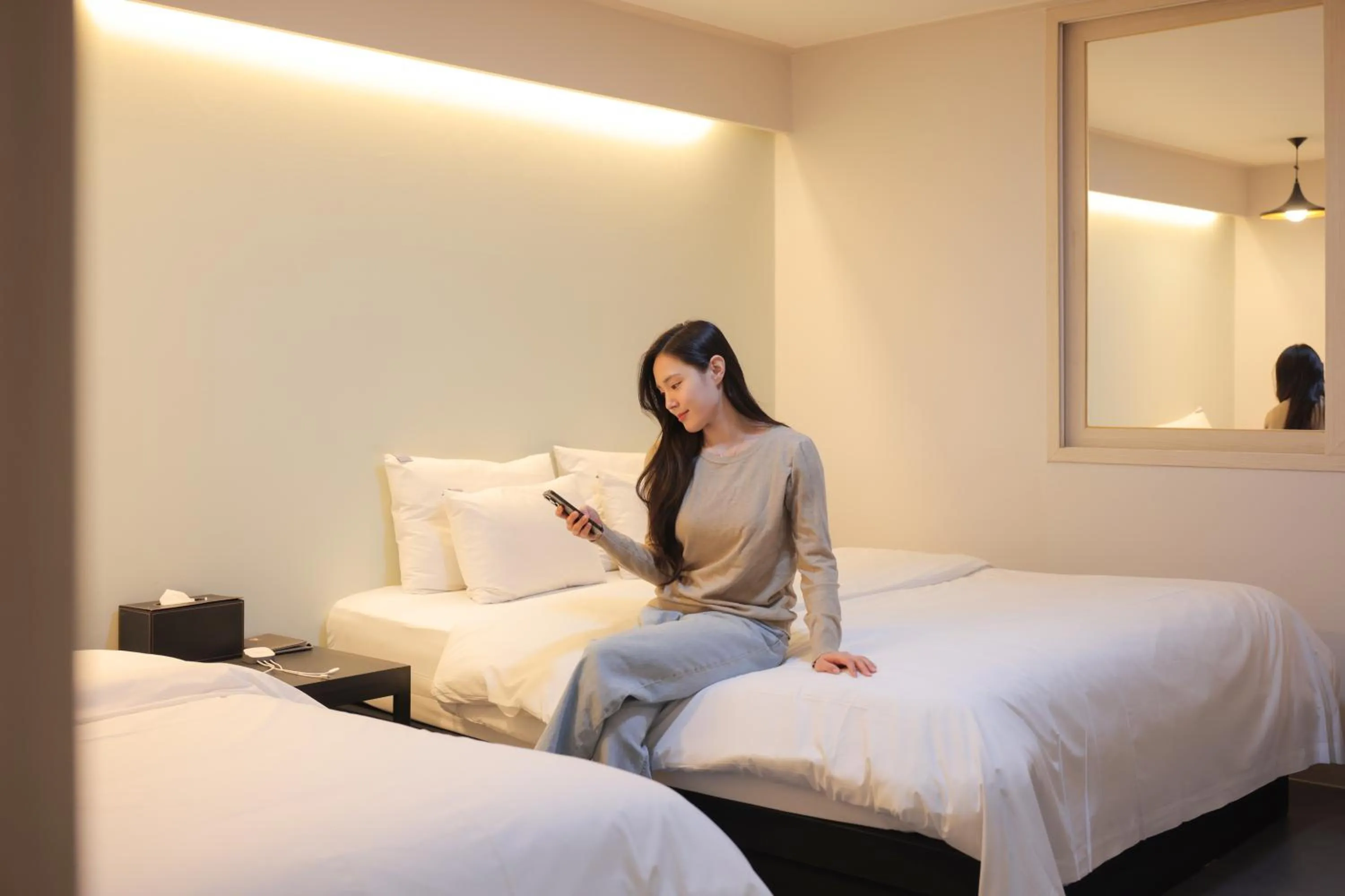 Bed in VIP Hotel Mokpo