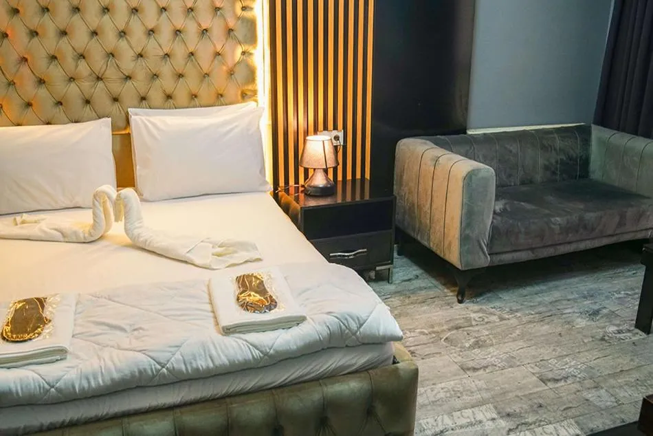 Bed in Ömer Agah Istanbul Hotel Bayrampasa