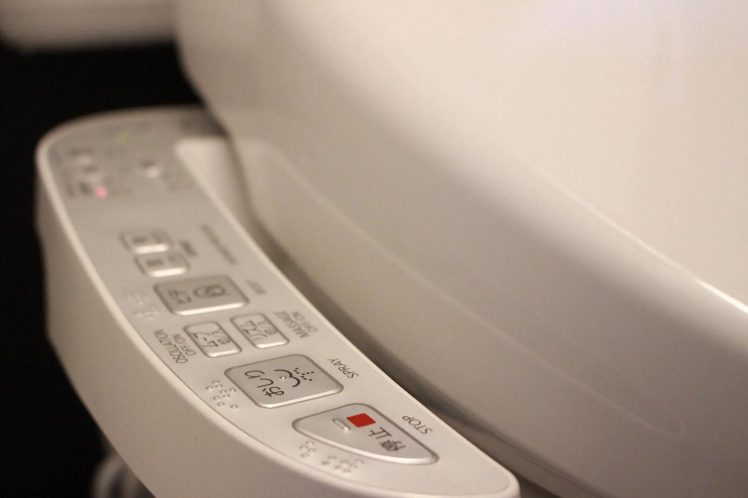 Toilet in Nangoku Lodge Booya