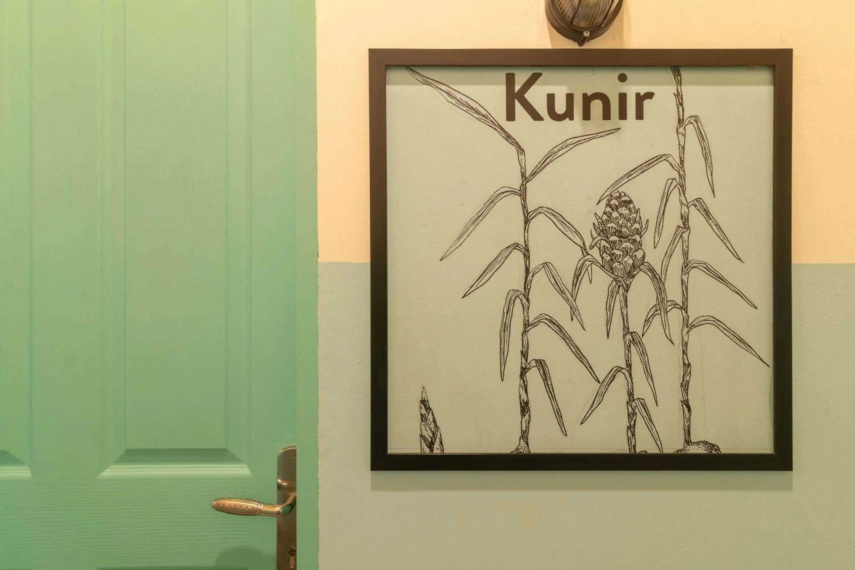 Logo/Certificate/Sign in Wonderloft Hostel Kota Tua