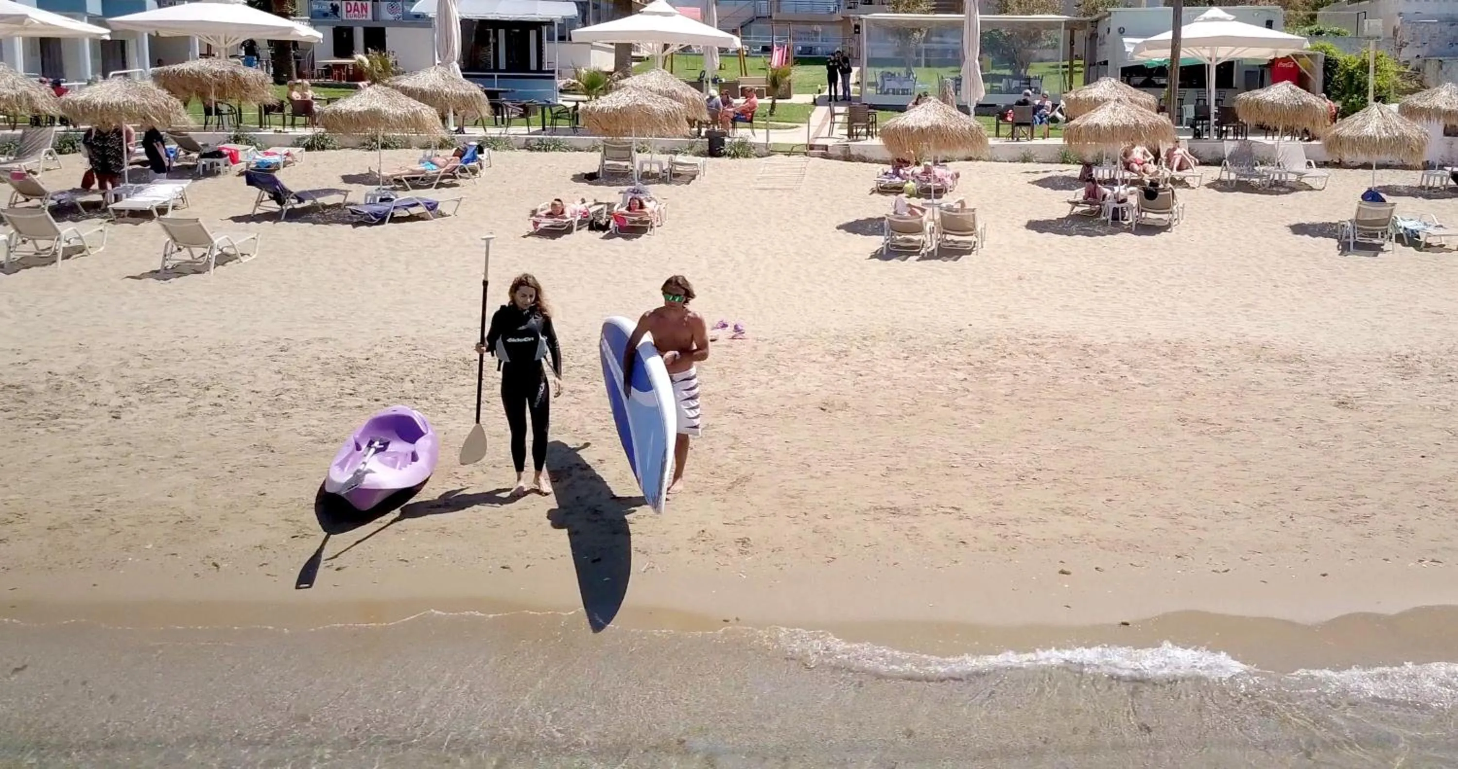 Canoeing in Christina Beach Hotel