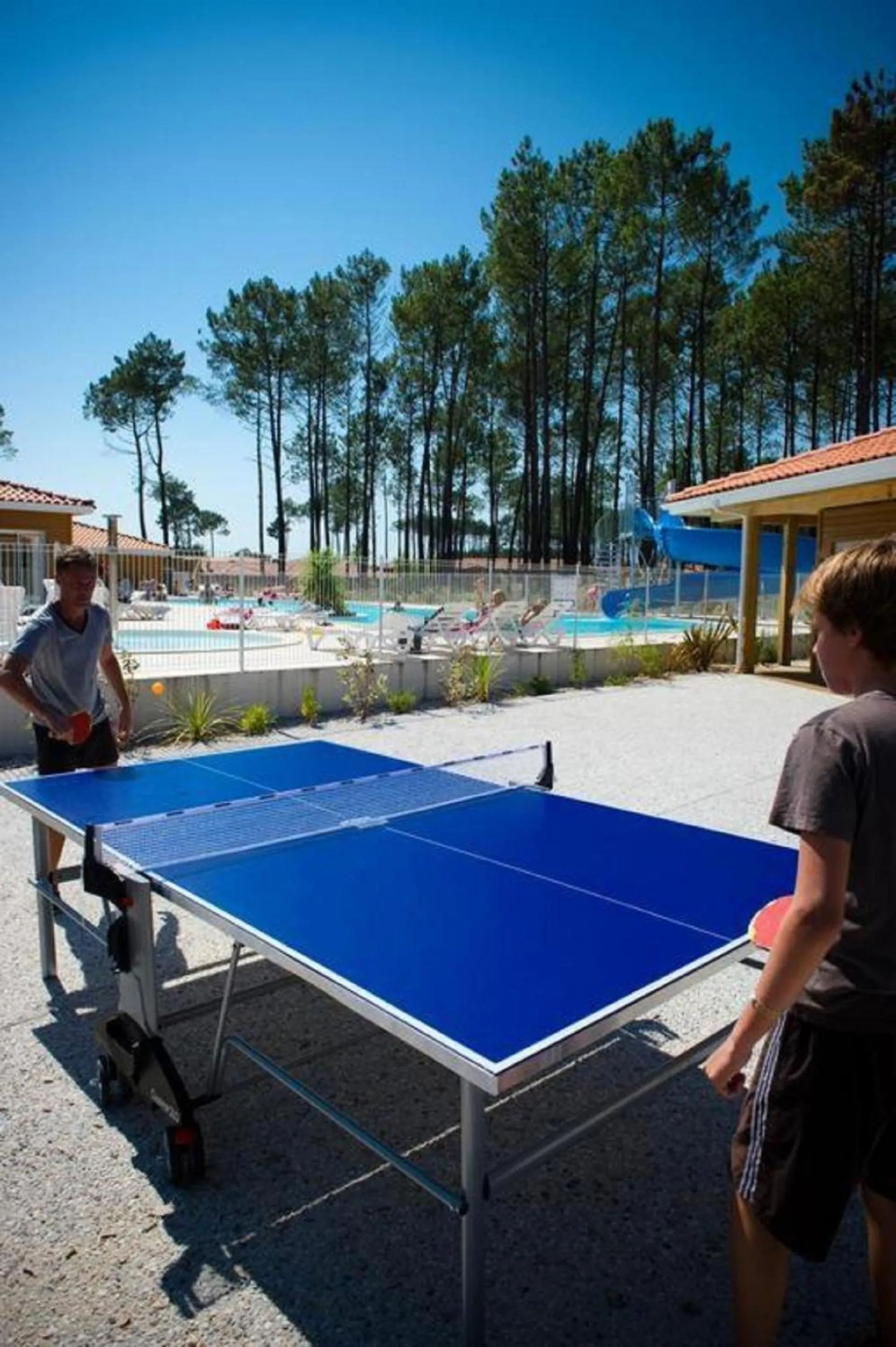 Table tennis in Laouchet Le Hameau des Grands Lacs