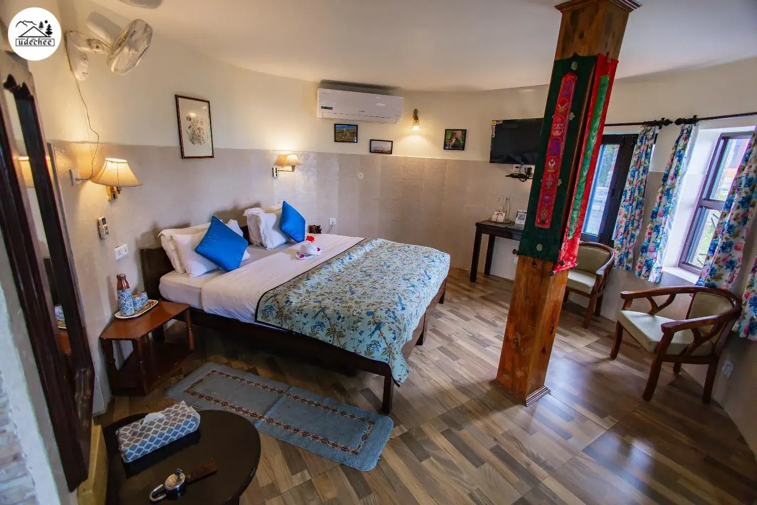 Standard Double Room in Hotel Udechee Huts, McLeod Ganj Standard Double Room in Hotel Udechee Huts, McLeod Ganj