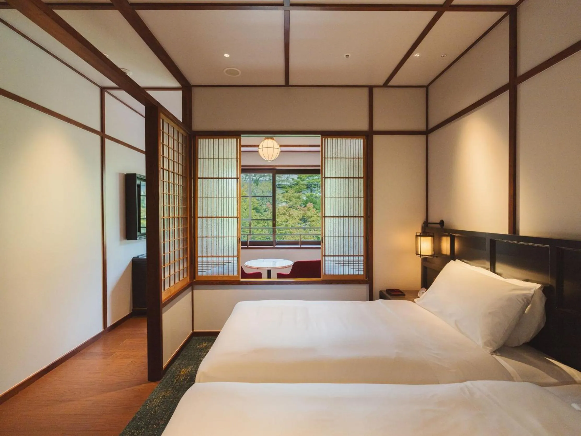 Photo of the whole room, Bed in Mampei Hotel