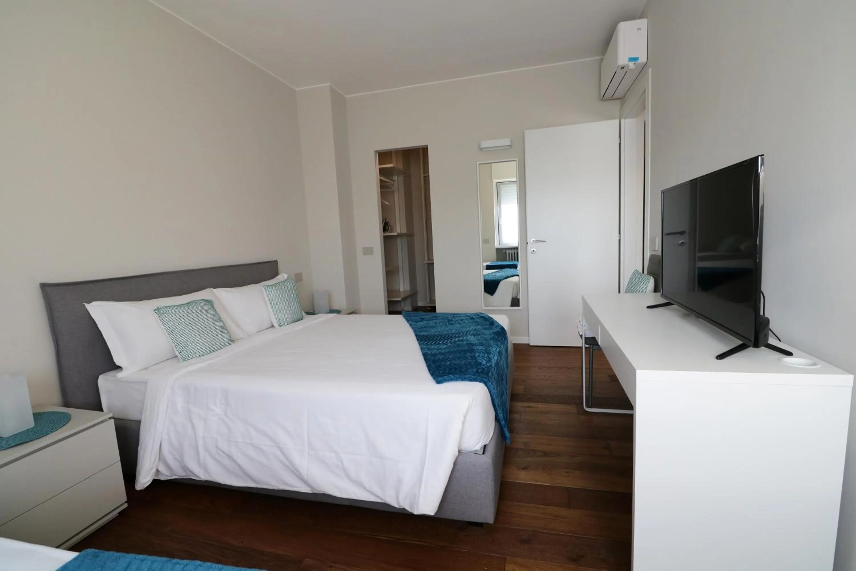 Bedroom, Bed in Aparthotel Isola