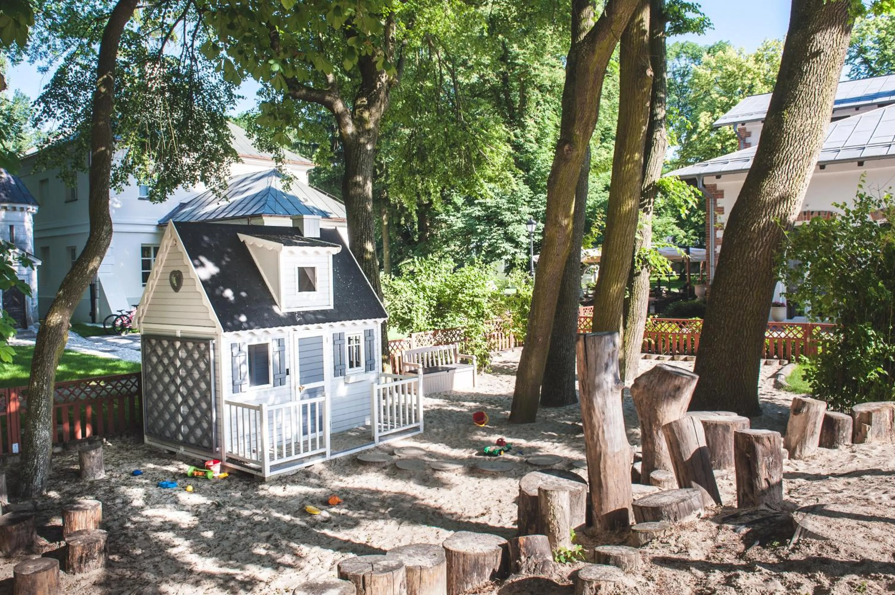Children play ground in Hotel & Spa Pałac Mała Wieś
