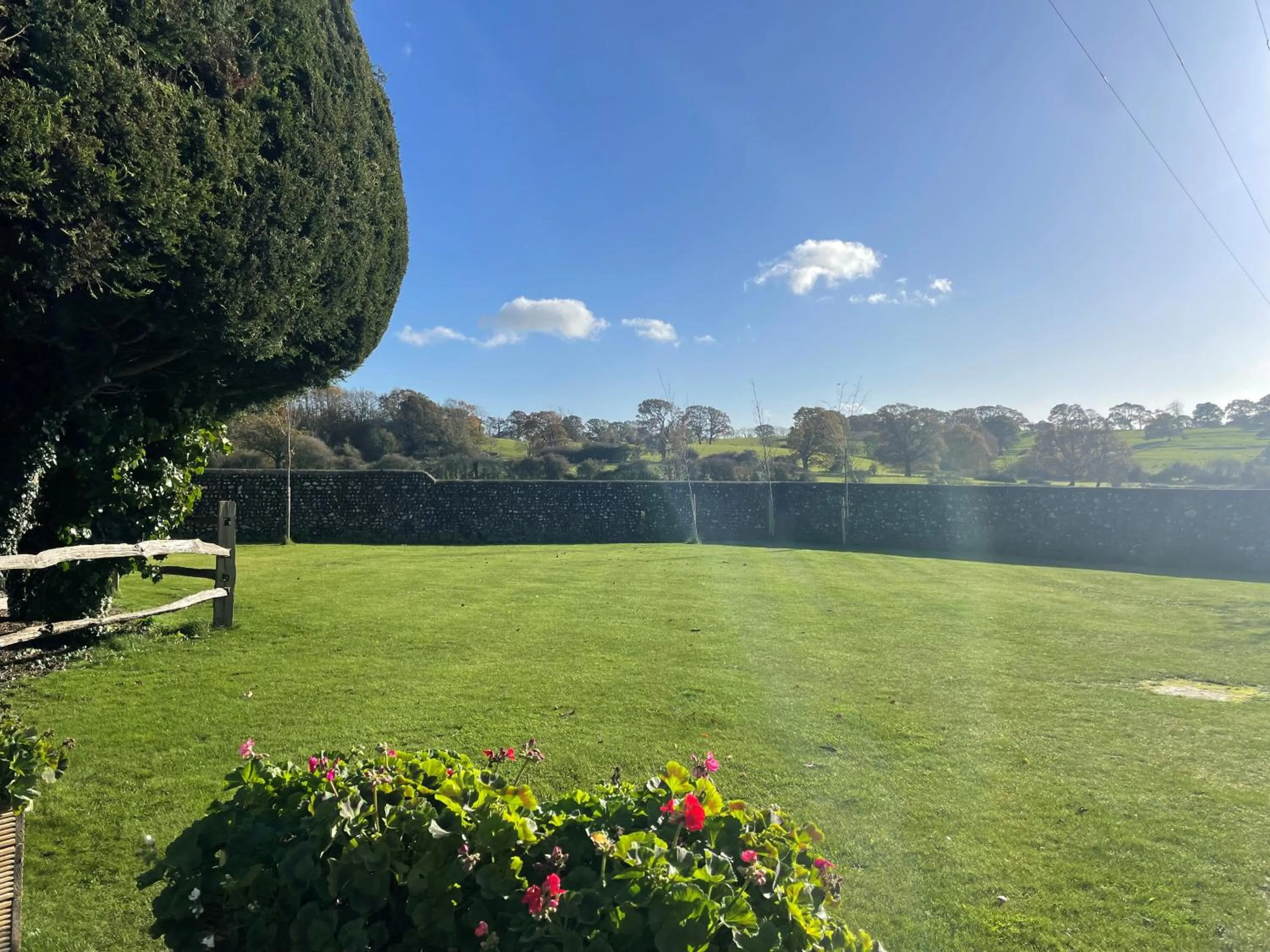 Garden view in Old Selden Farm B&B